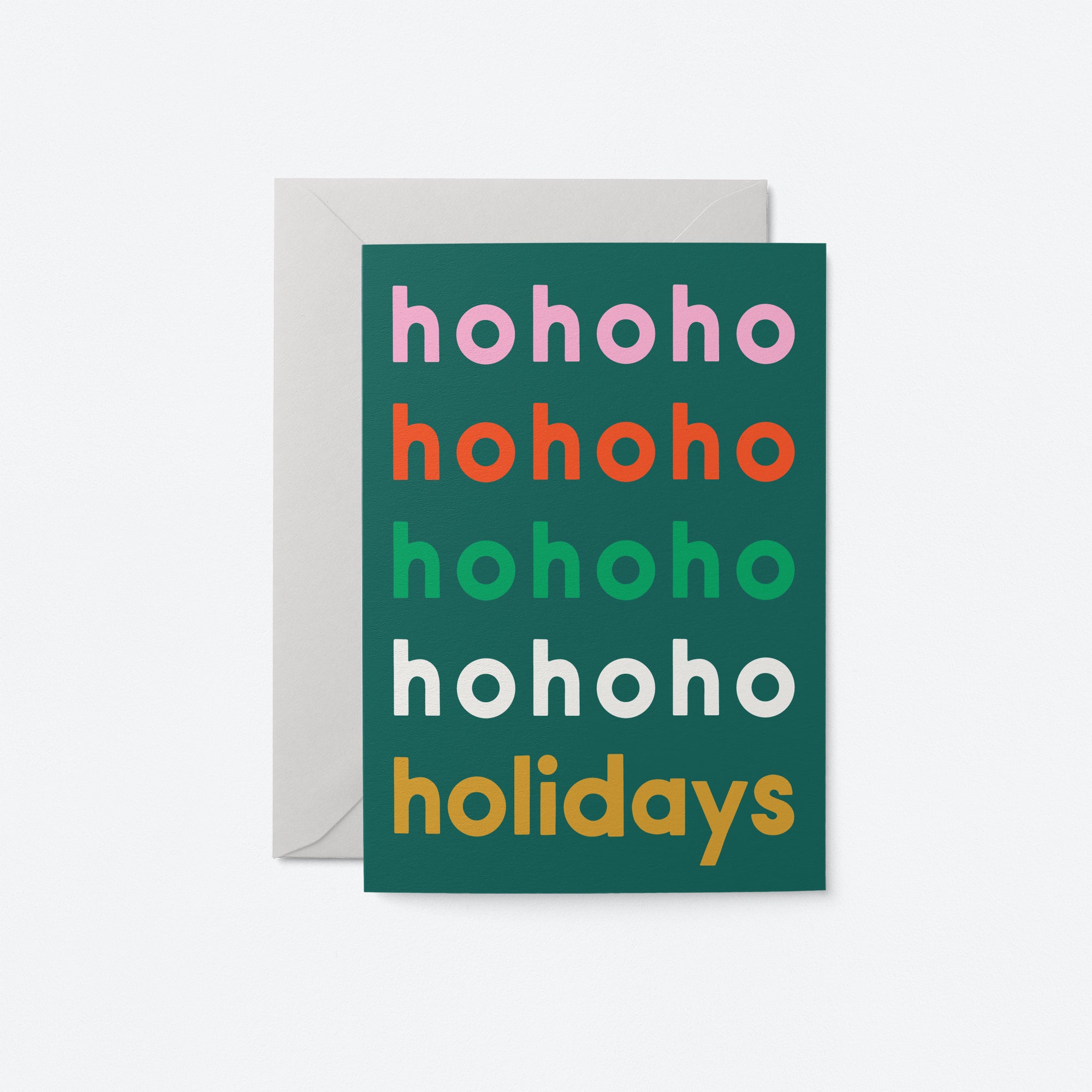 Ho ho holidays - Christmas card