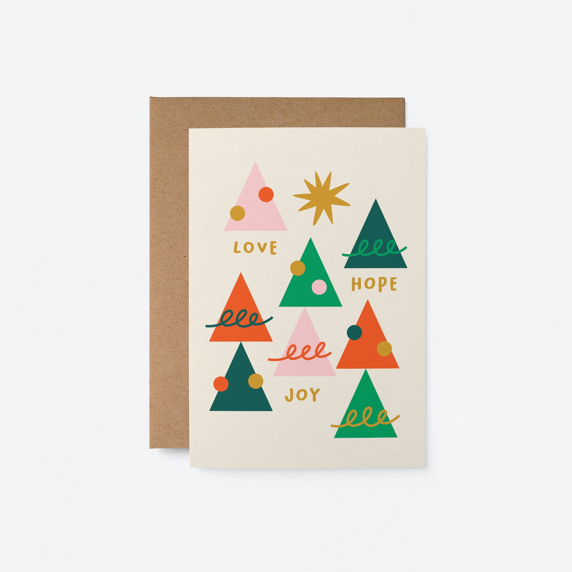 Love, Hope & Joy - Christmas card