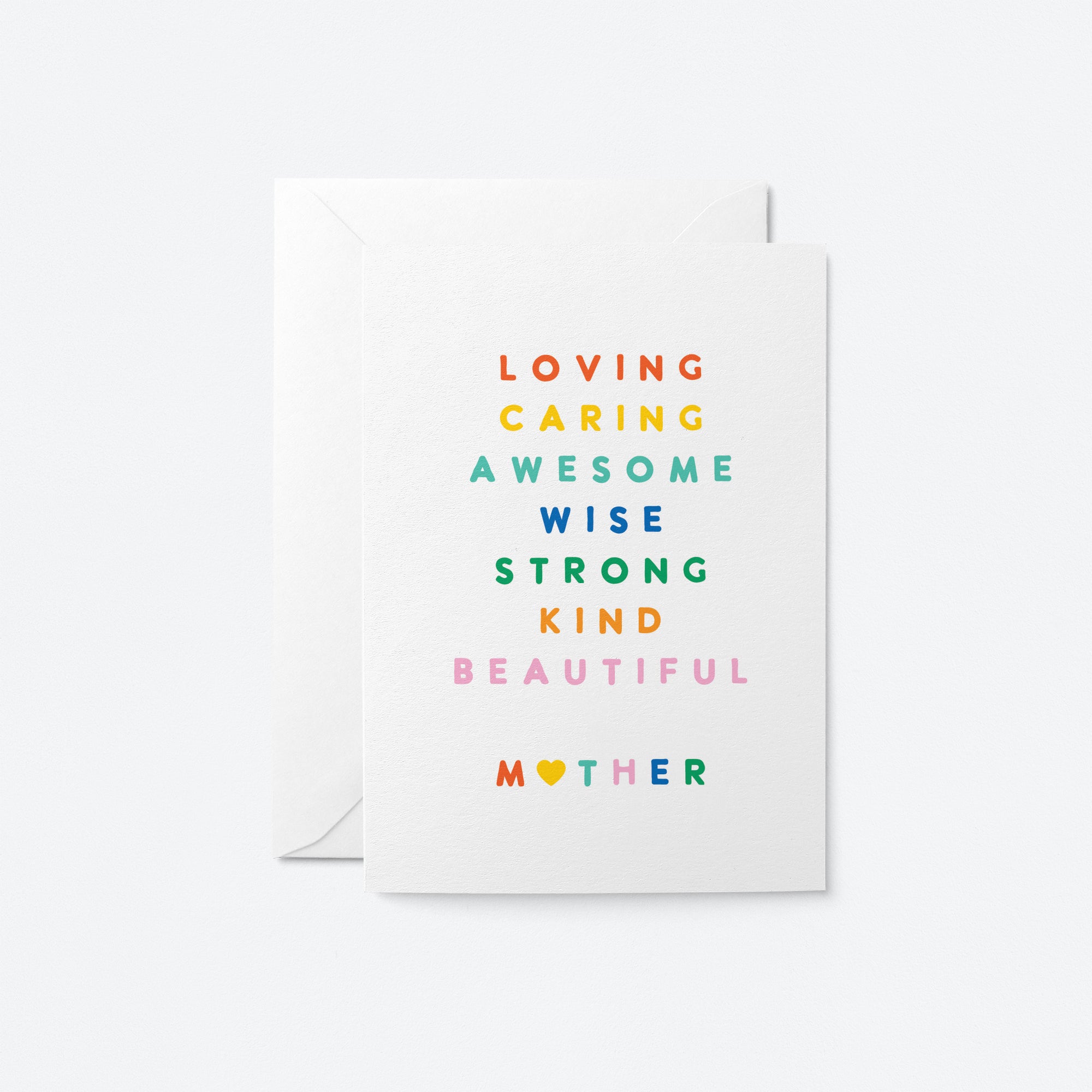 Beautiful Mother - Greeting card