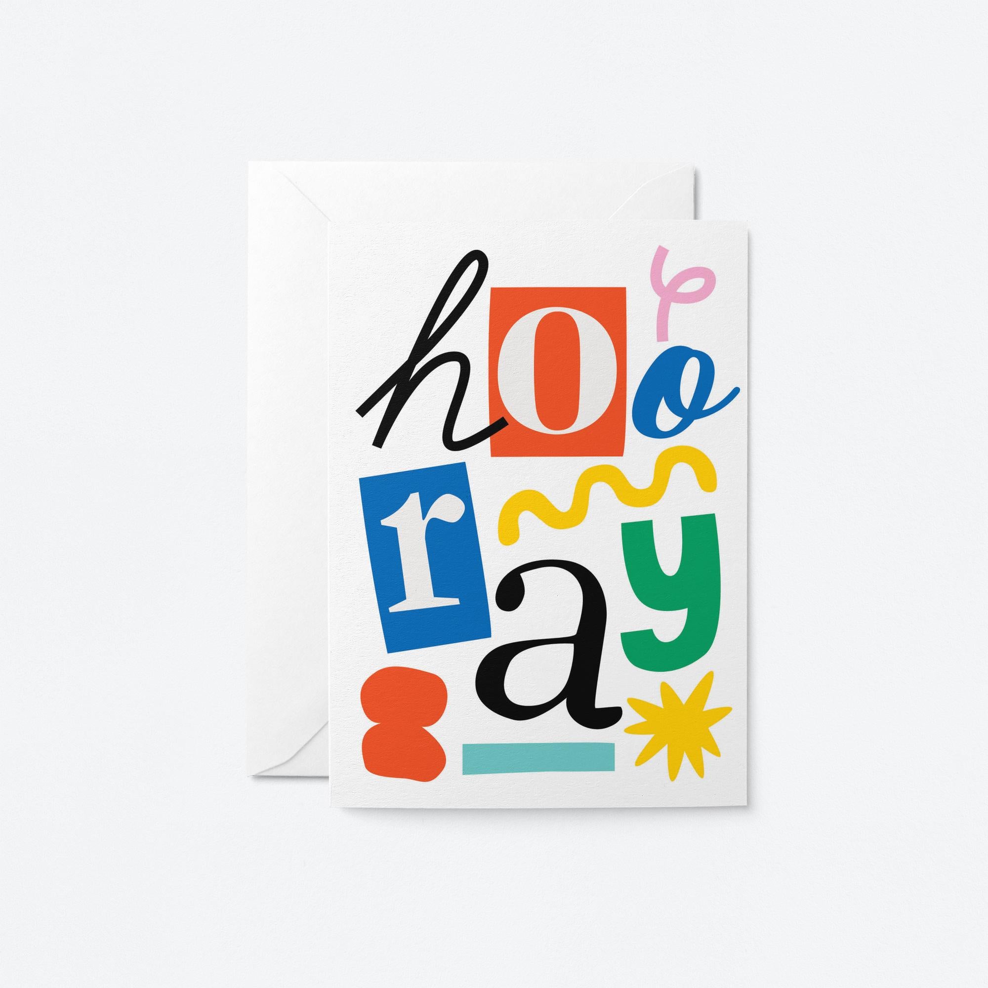 Hooray - Greeting card