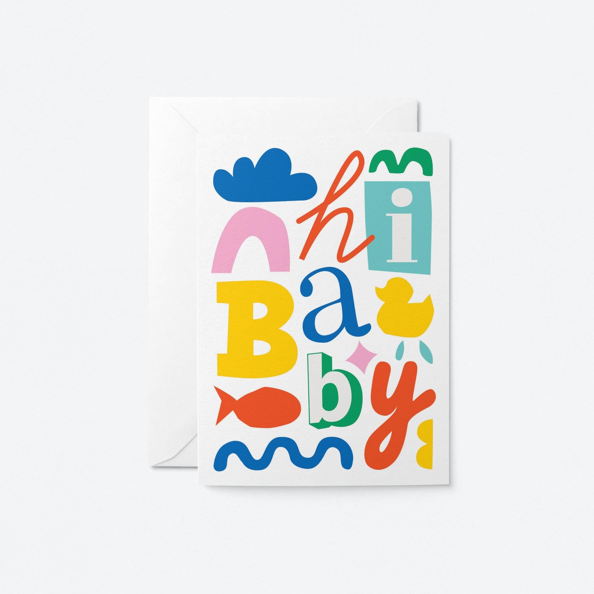 Hi baby - New baby & Adoption card