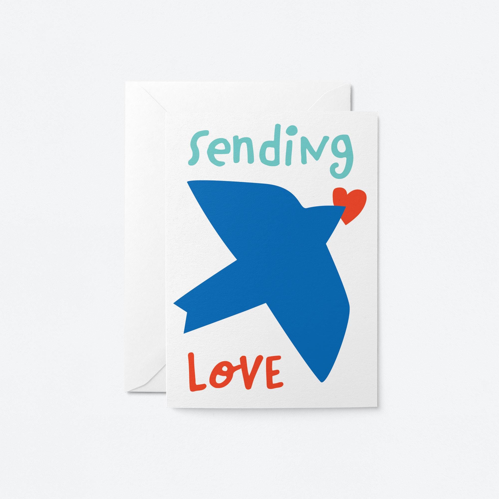 Sending love - Greeting card