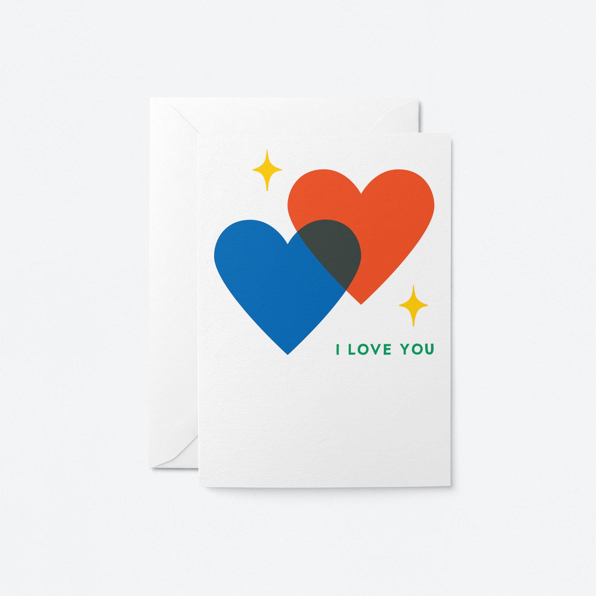 I love you - Love & anniversary card