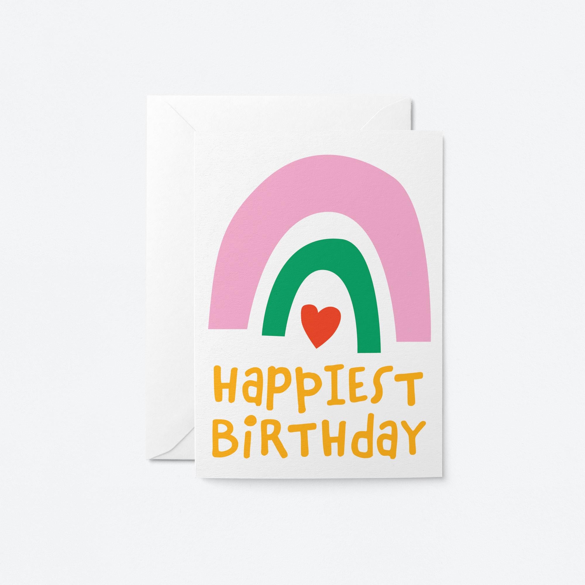 Happiest Birthday - Greeting card