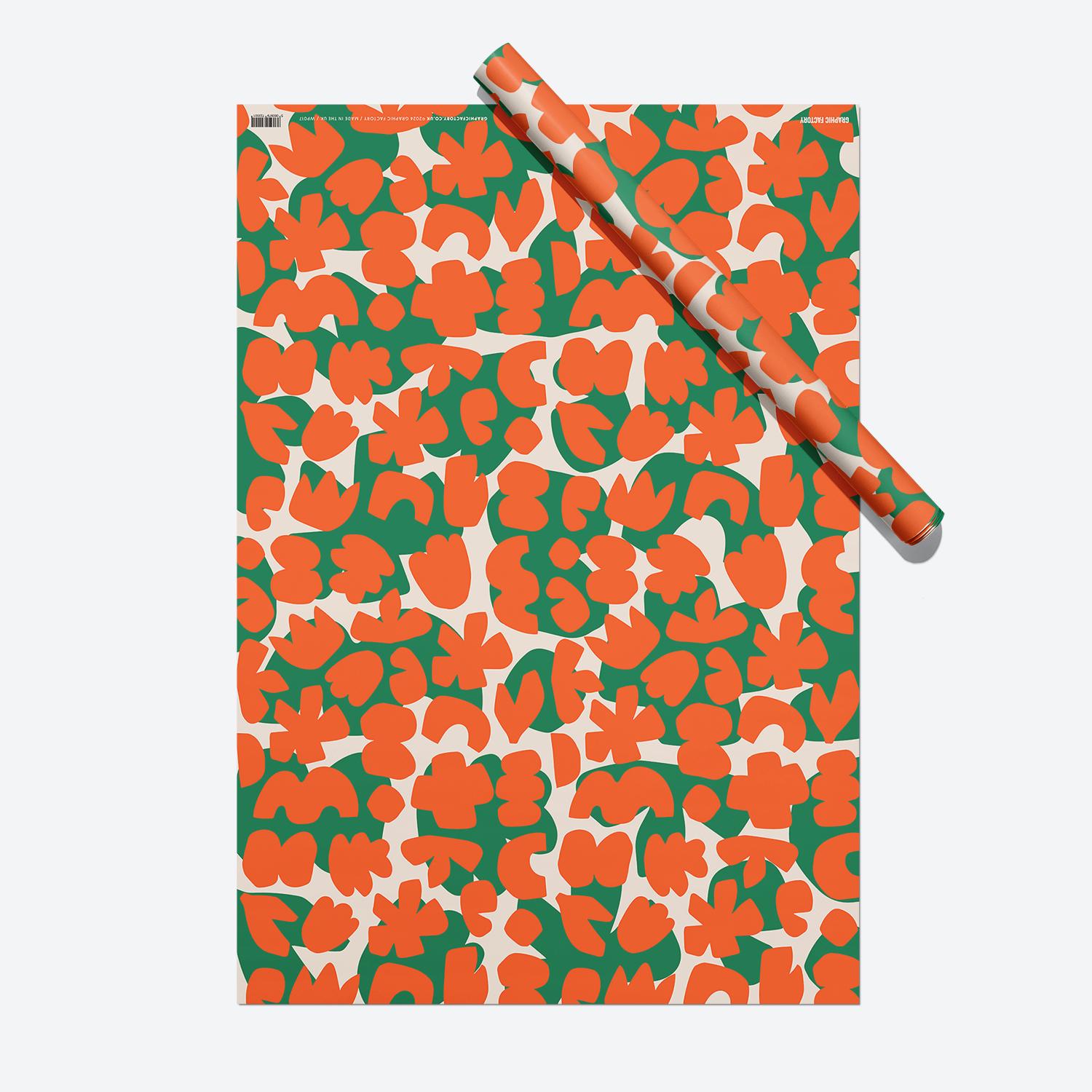 Wild flowers | Gift wrap | Craft Paper