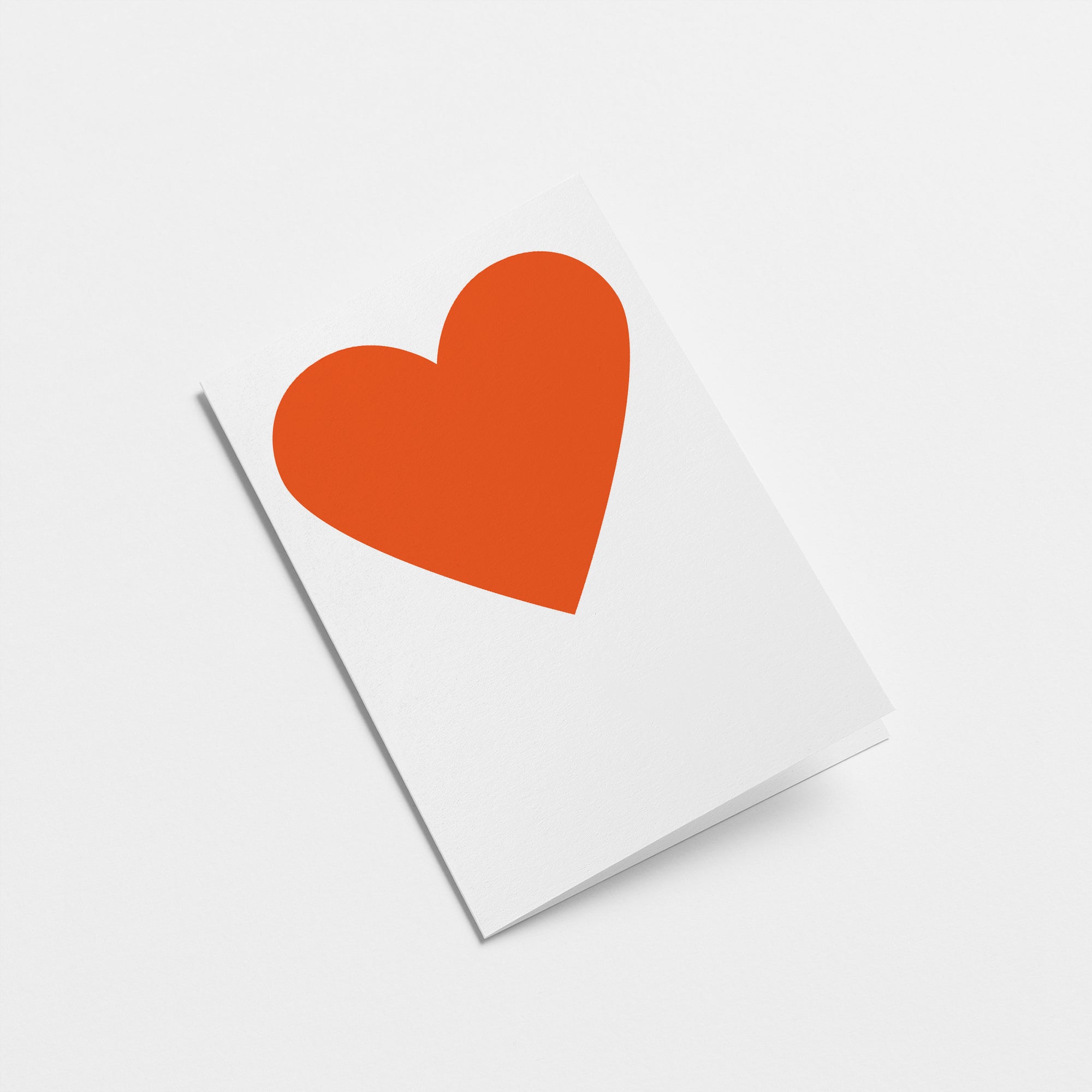 love card with a big red heart