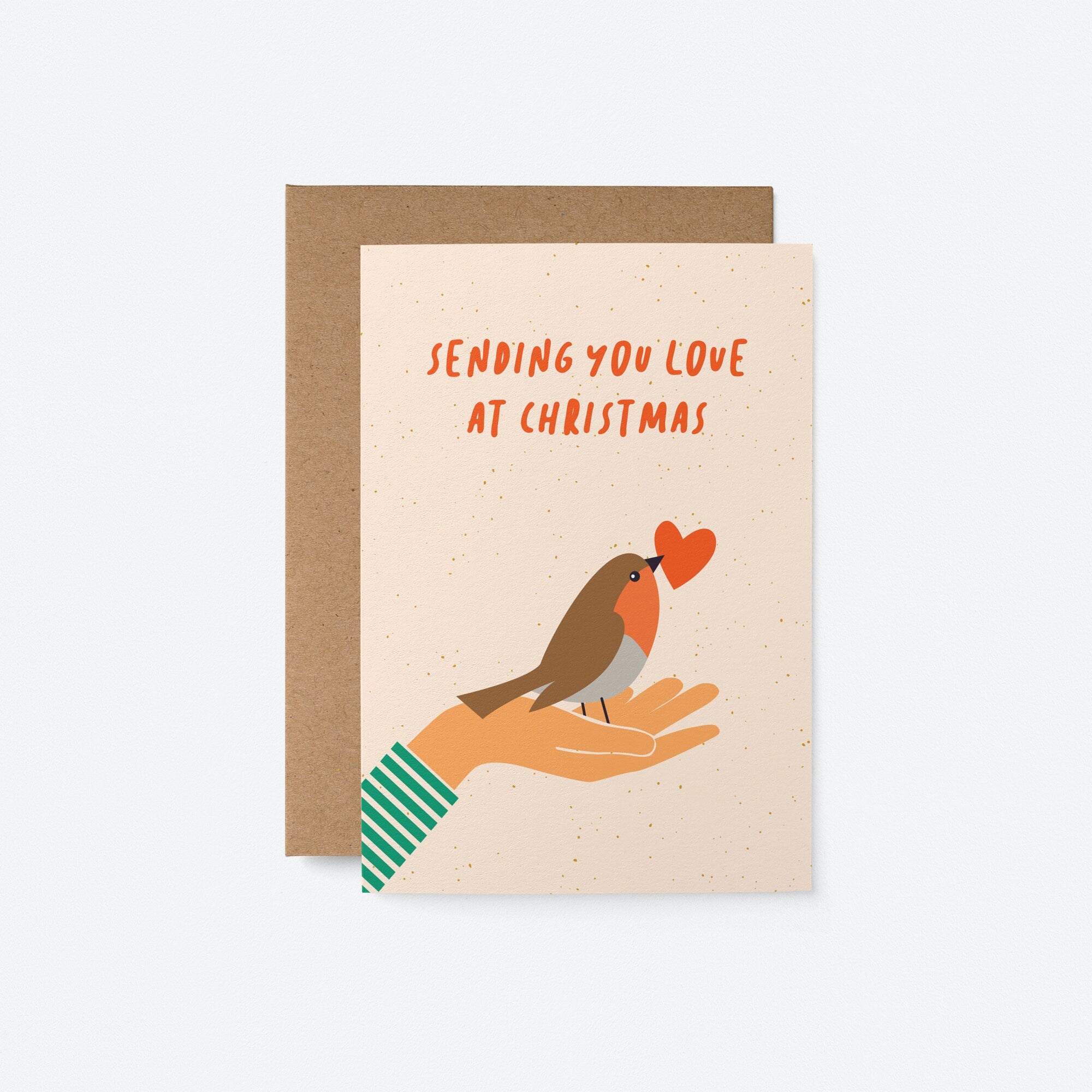 Sending you love at Christmas - Greeting card