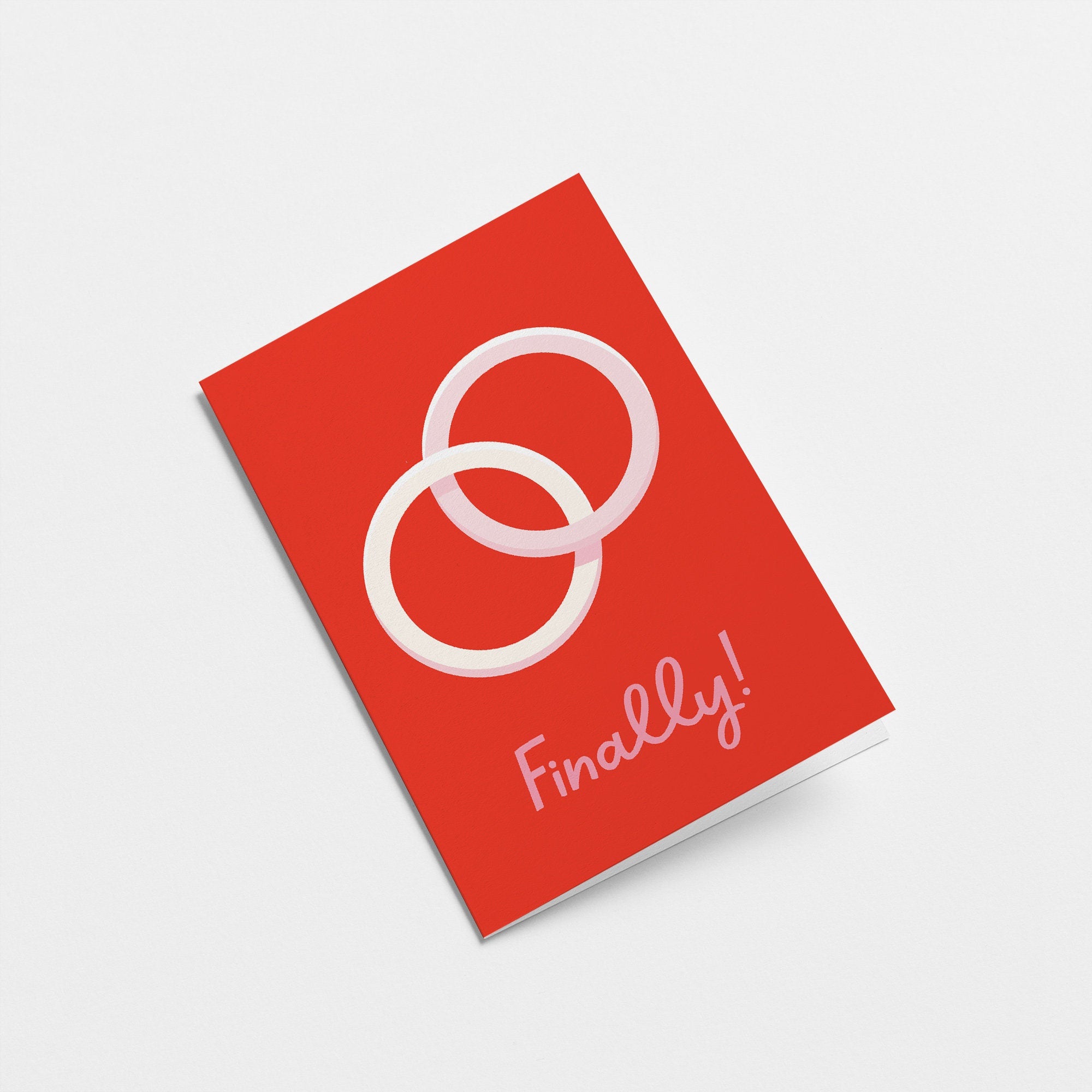 Finally! - Engagement & Congratulations Greeting card