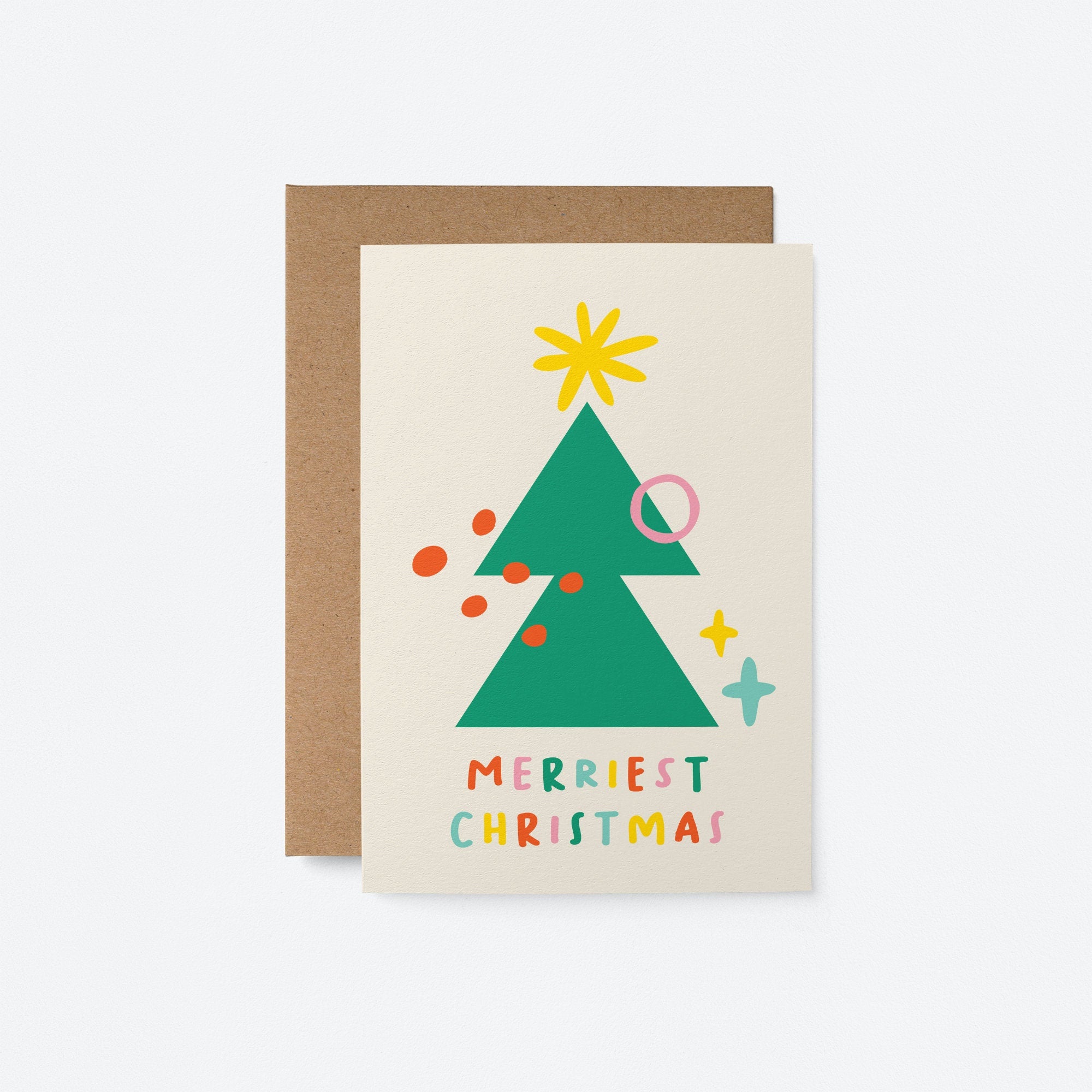 Merriest Christmas - Greeting card for Christmas