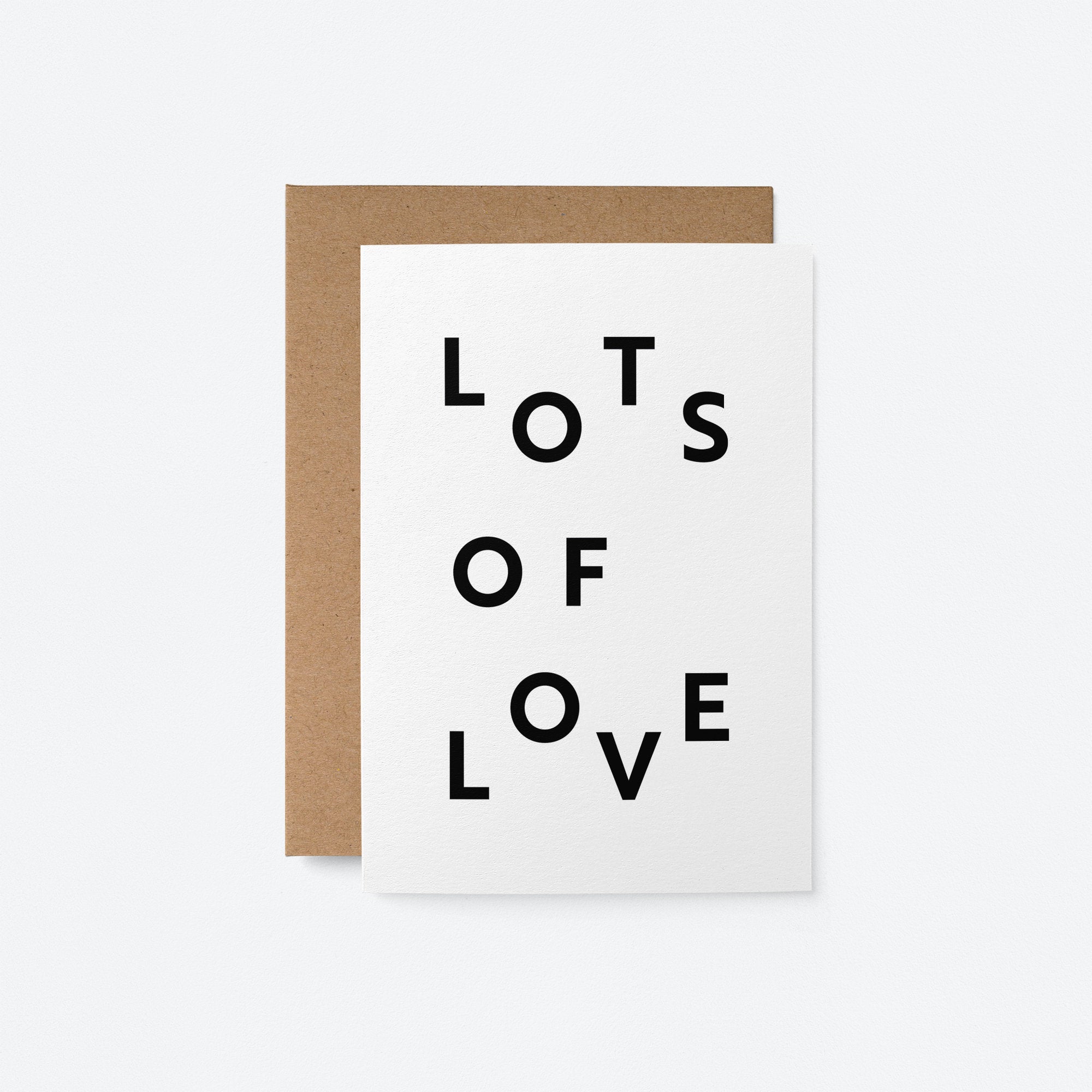 Lots of love - Greeting card