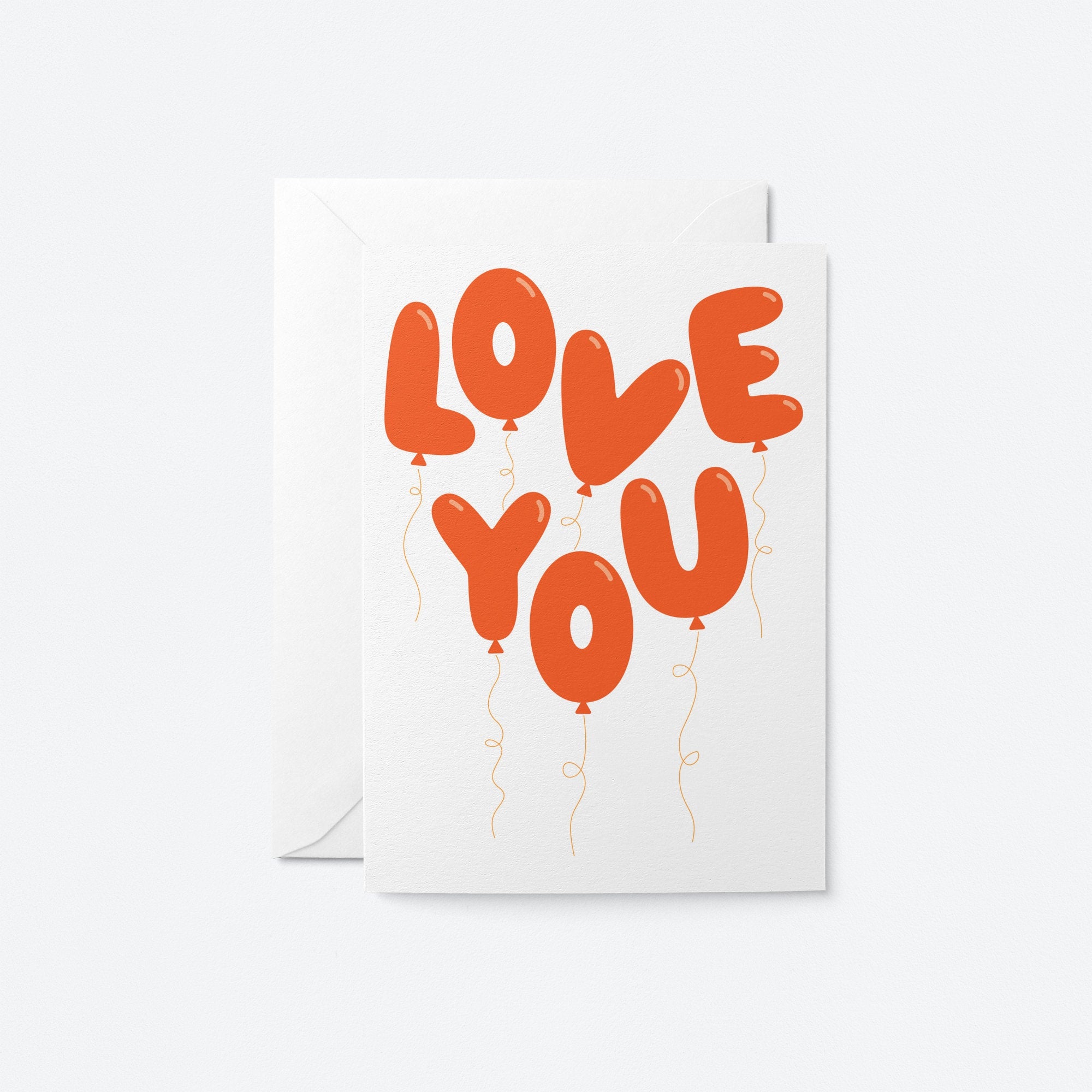 I love you - Love & anniversary card