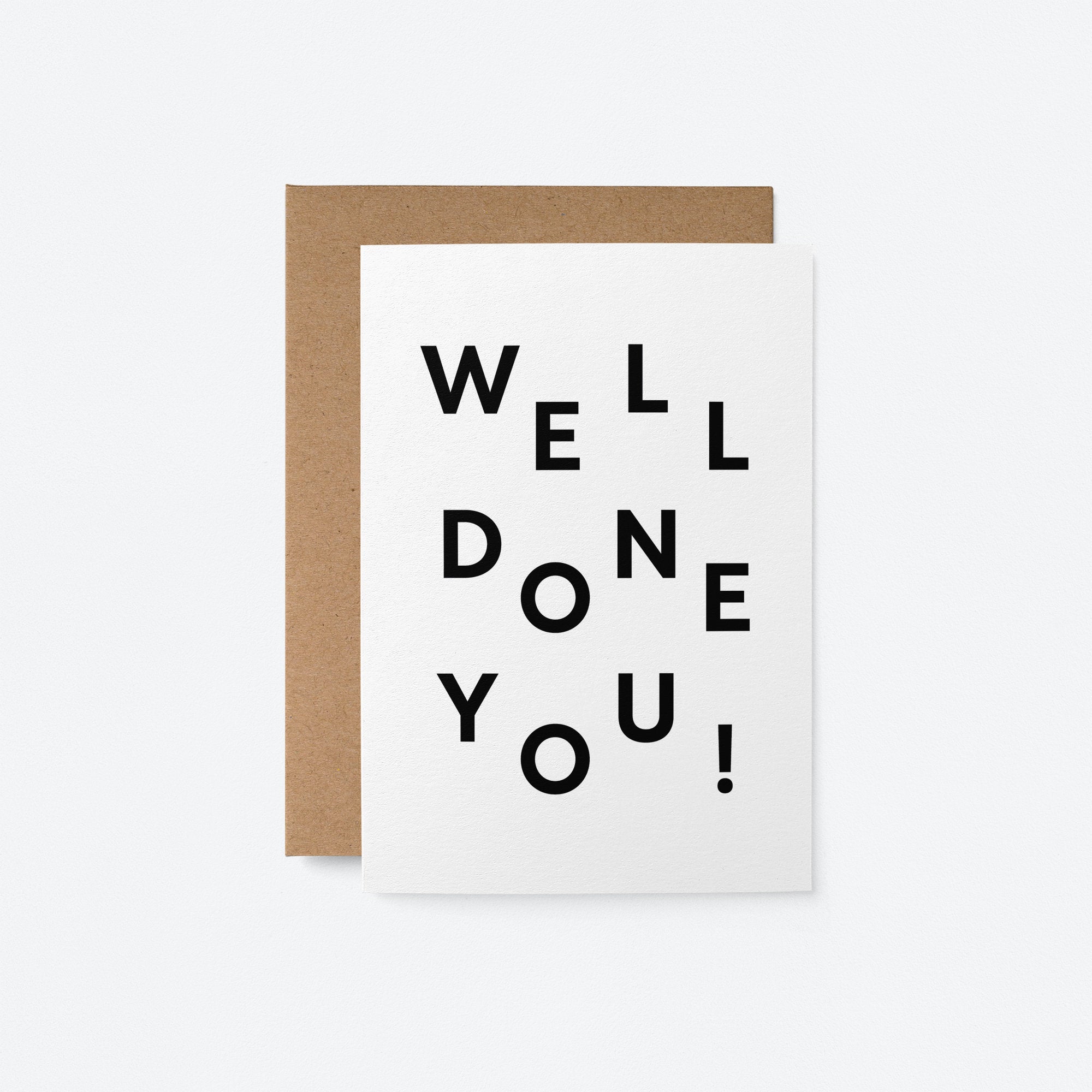 Well done you! - Greeting card