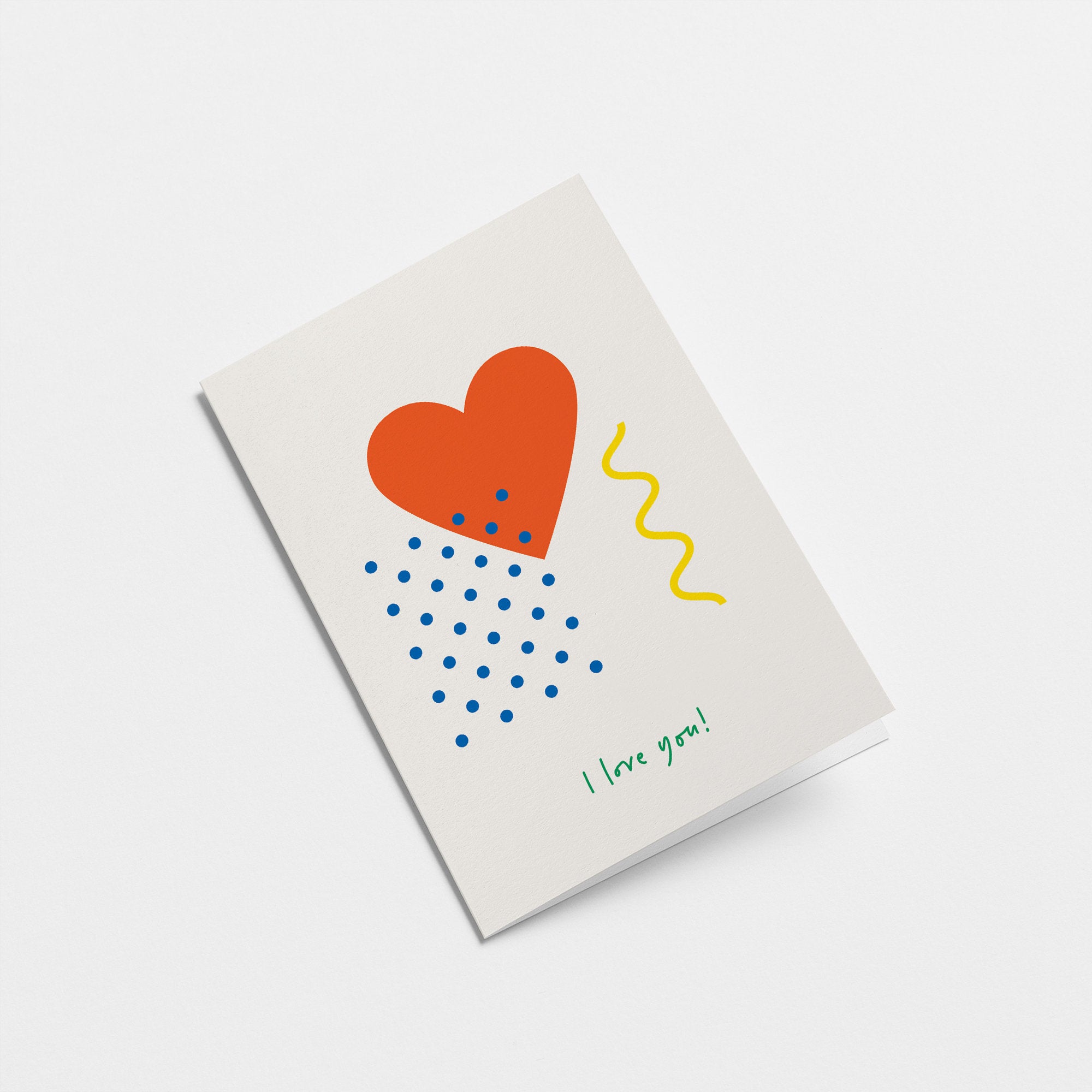 I love you - Love & anniversary card