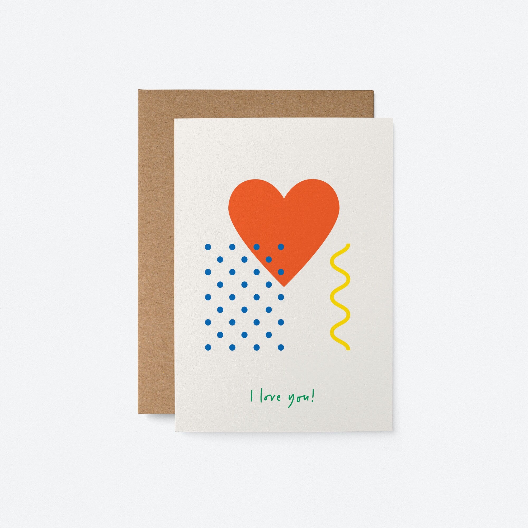 I love you - Love & anniversary card