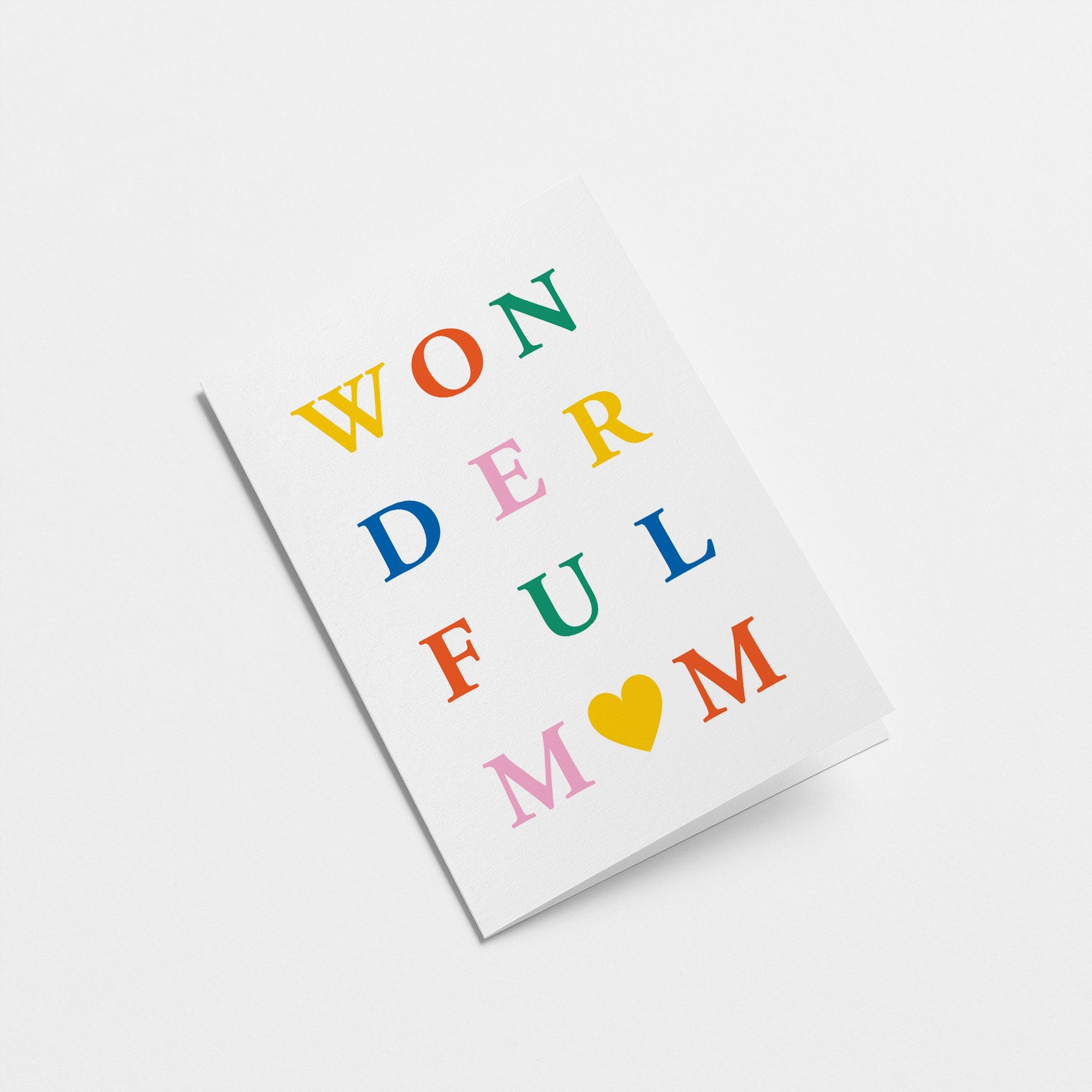 Wonderful Mom - Mother's Day card