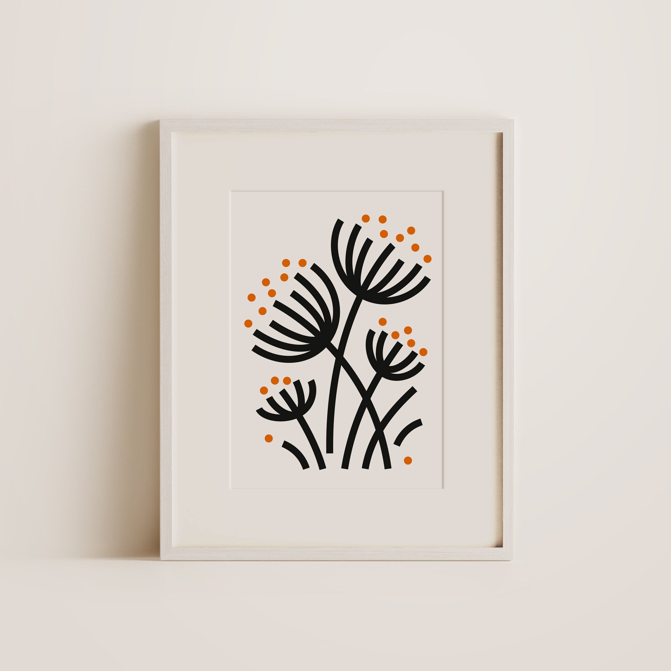 Dandelions⎜A4 print, Home decor, Wall decoration