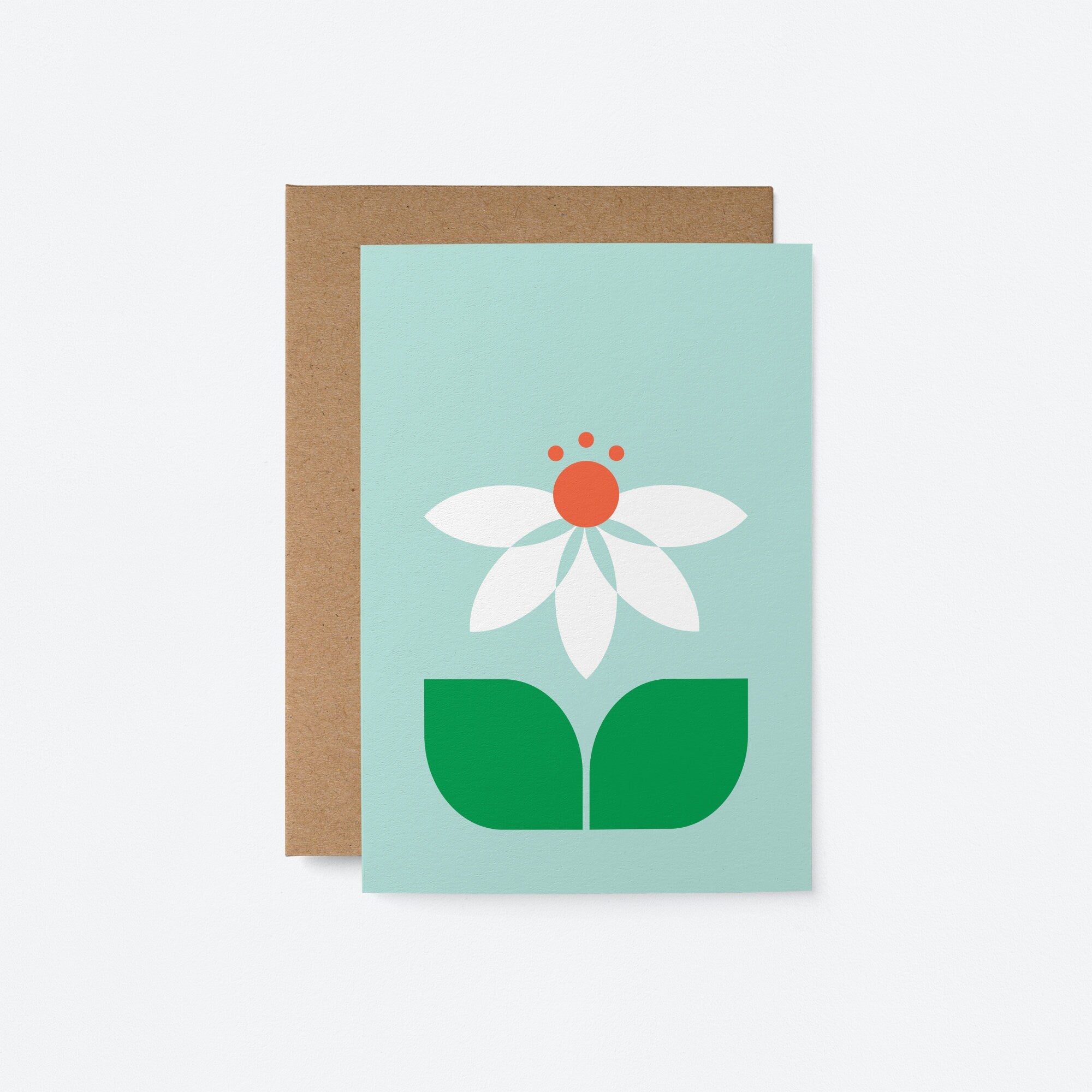 Flower No 21 - Greeting card