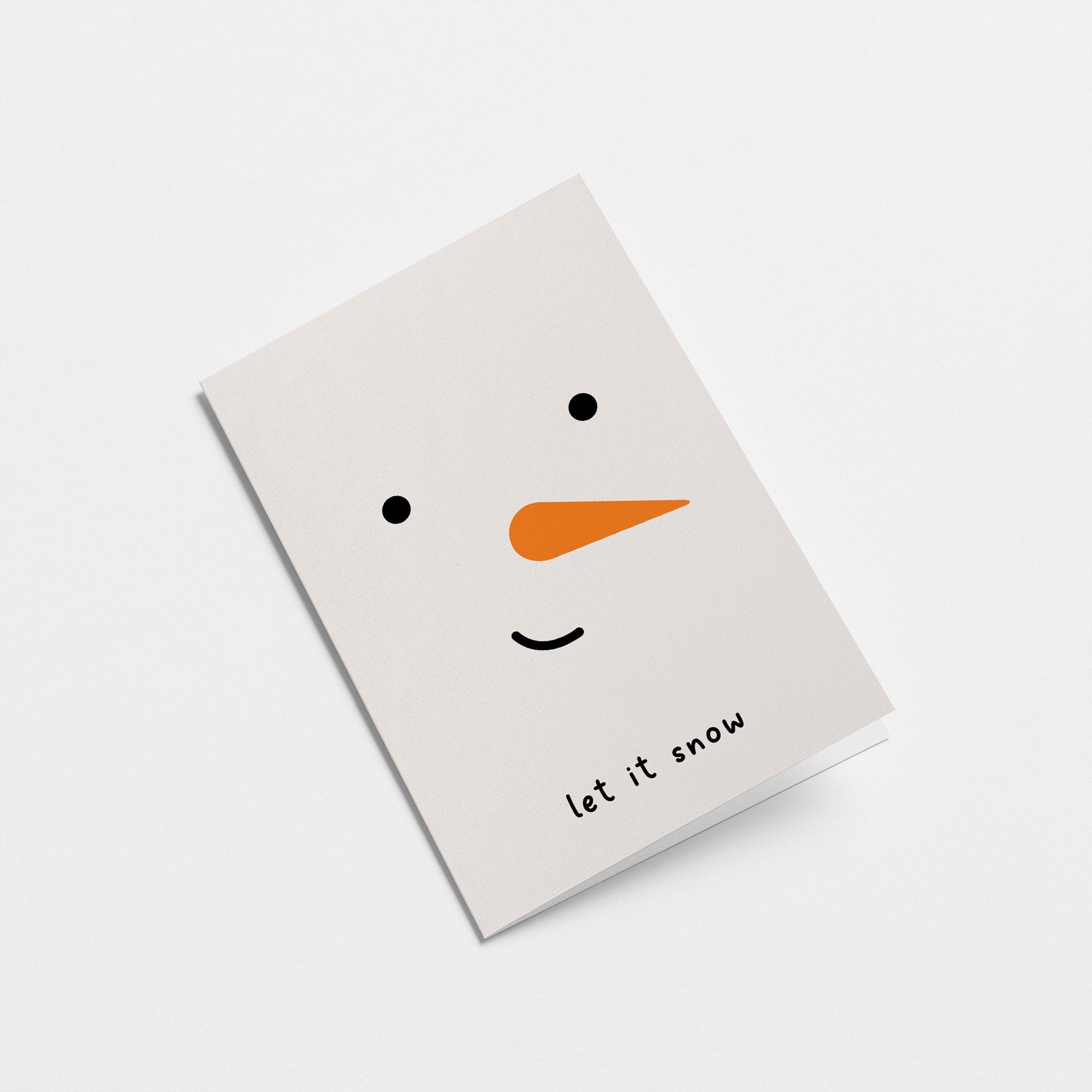 Let it snow - Christmas Greeting card