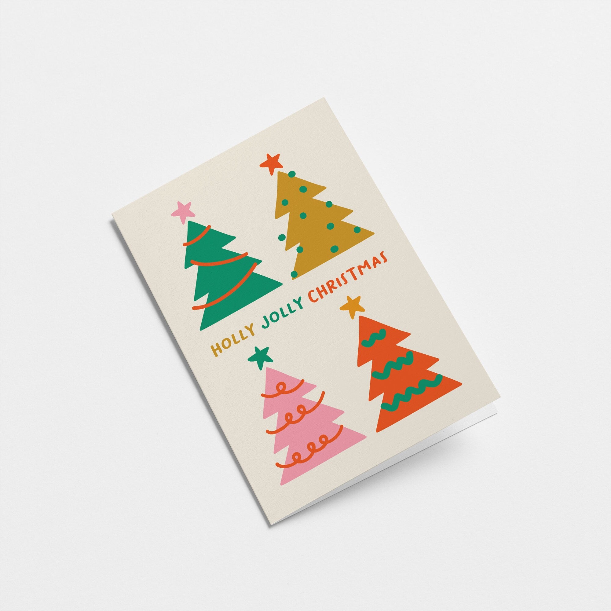 Holly Jolly Christmas - Greeting card