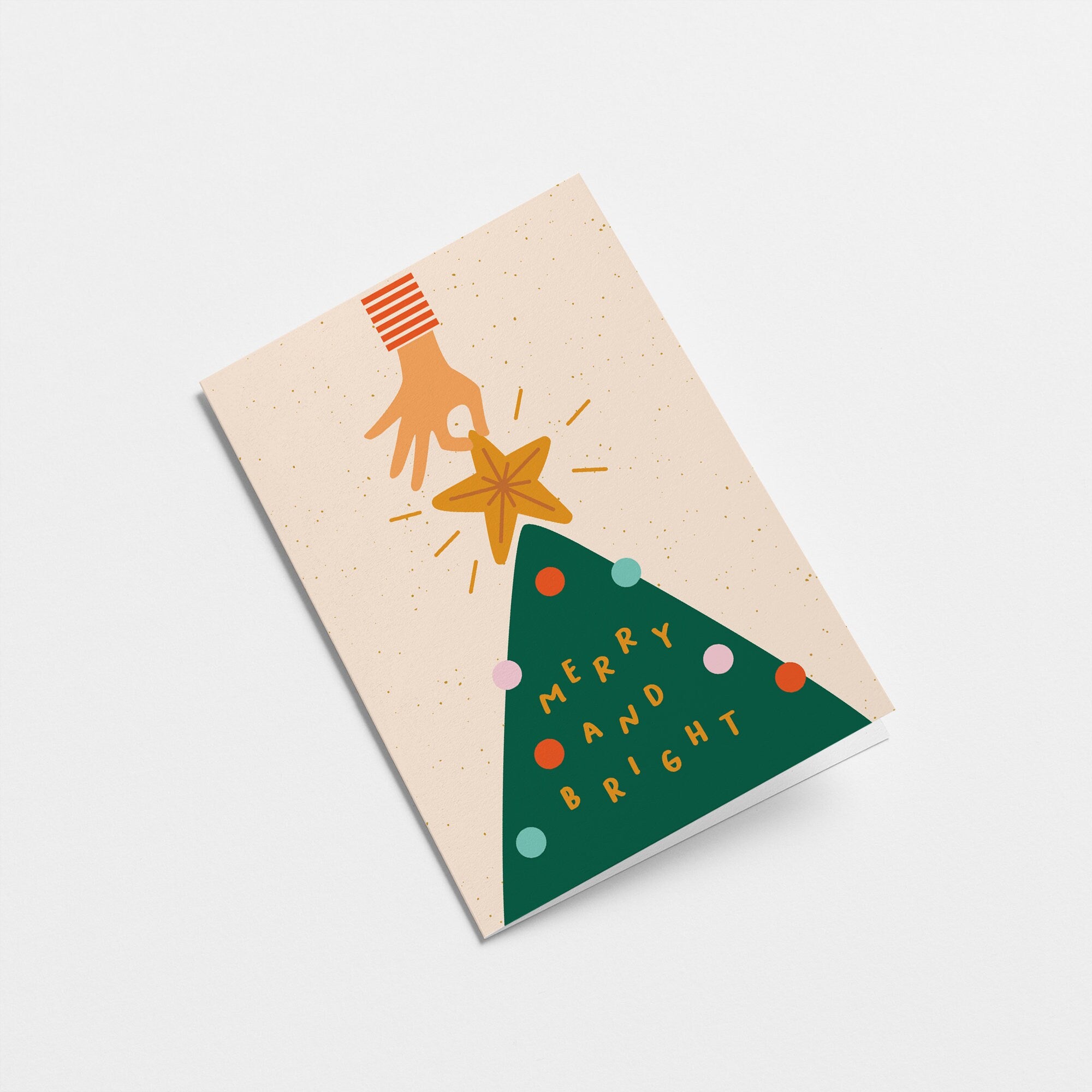 Merry and Bright - Greeting card