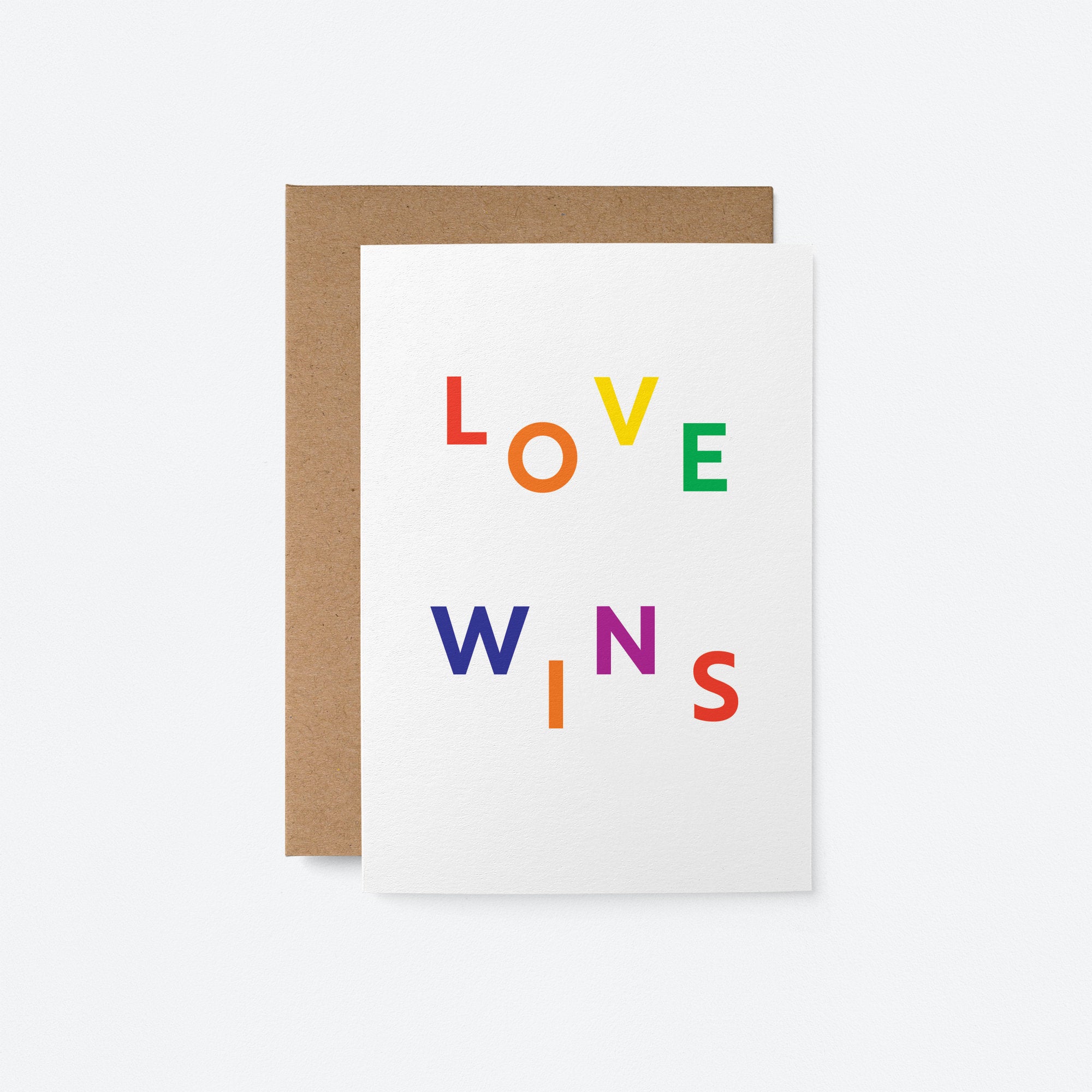 Love Wins - Greeting card