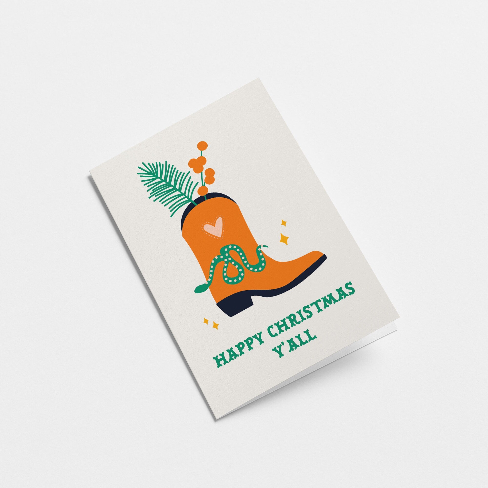 Happy Christmas y'all - Holiday Greeting card