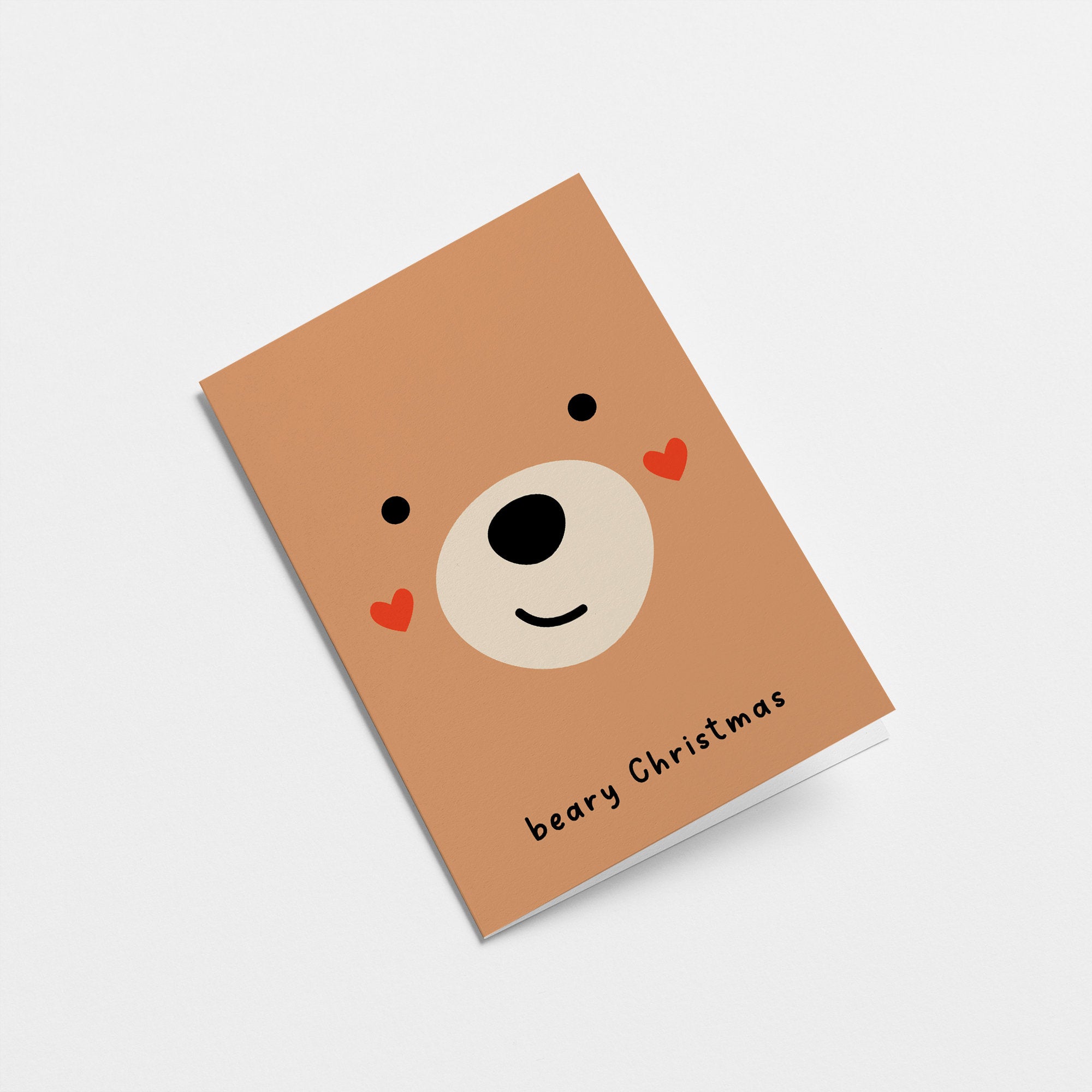 Beary Christmas - Holiday Greeting card for kids