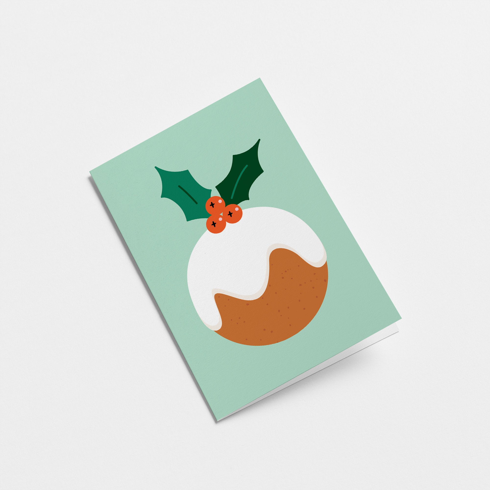 Christmas Pudding - Seasonal Greeting card