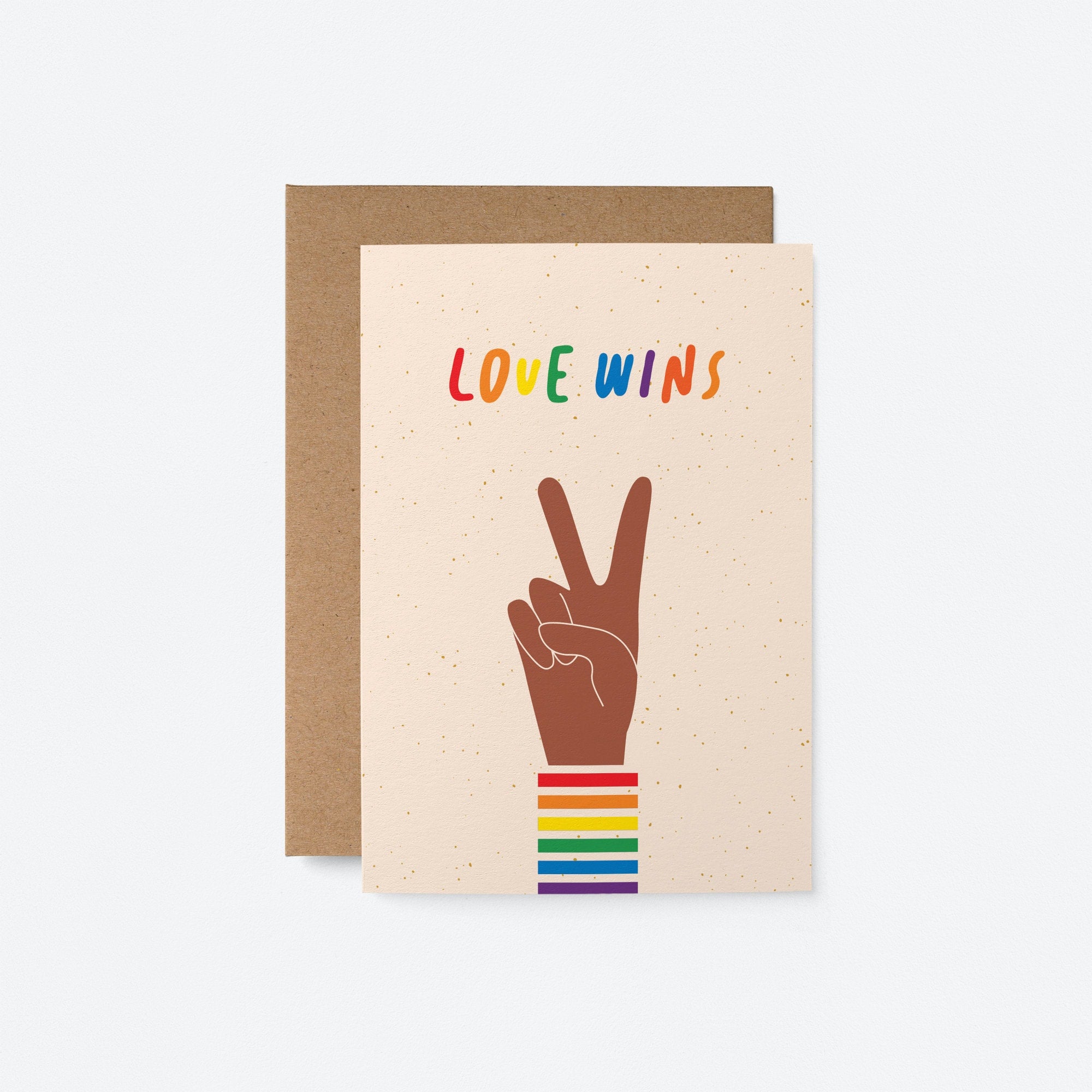 Love wins! - Greeting card