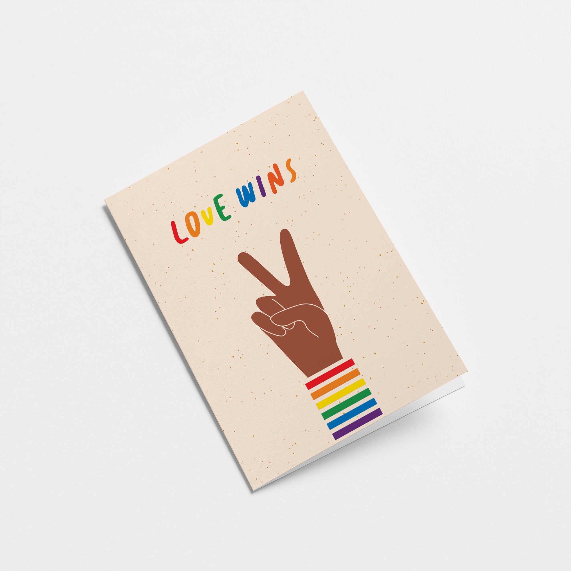 Love wins! - Greeting card