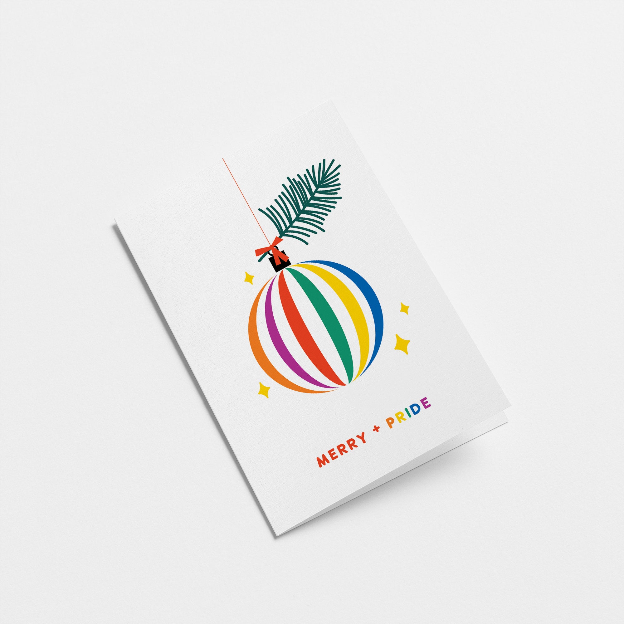 Merry + Pride - Christmas Greeting card