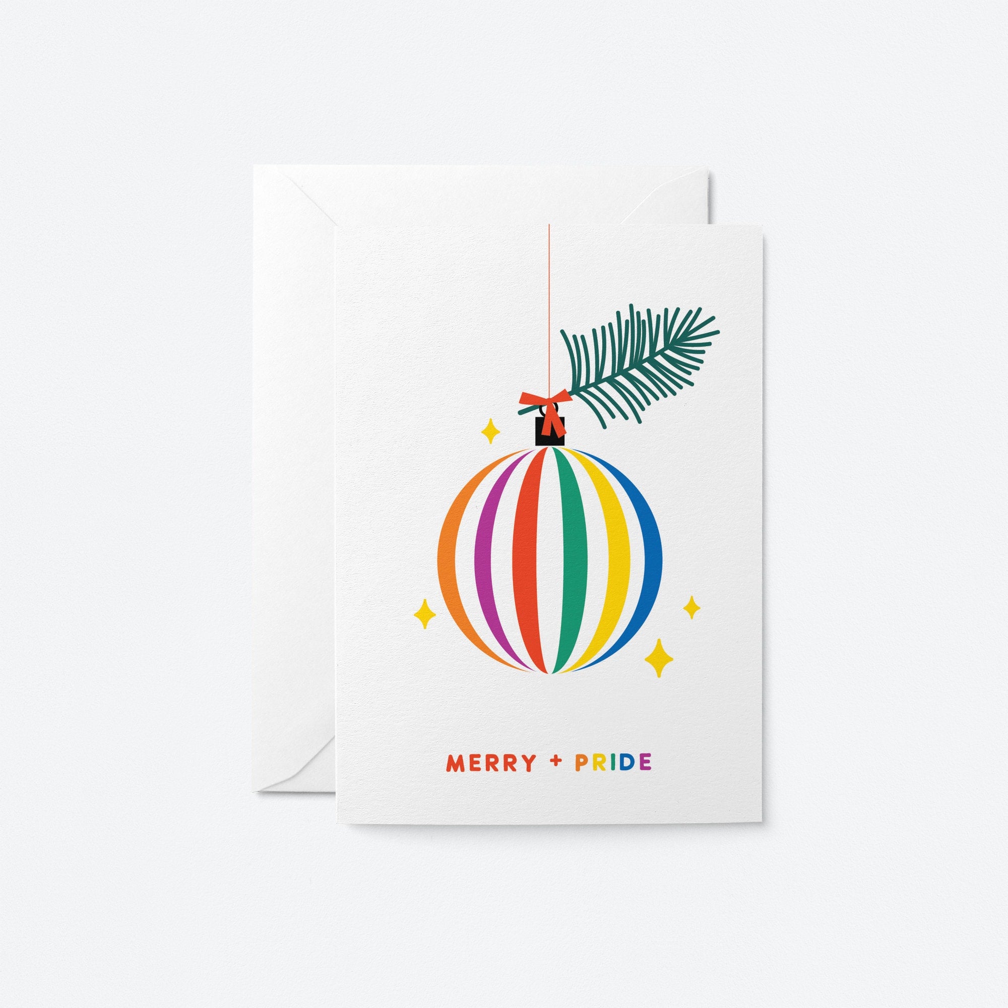 Merry + Pride - Christmas Greeting card