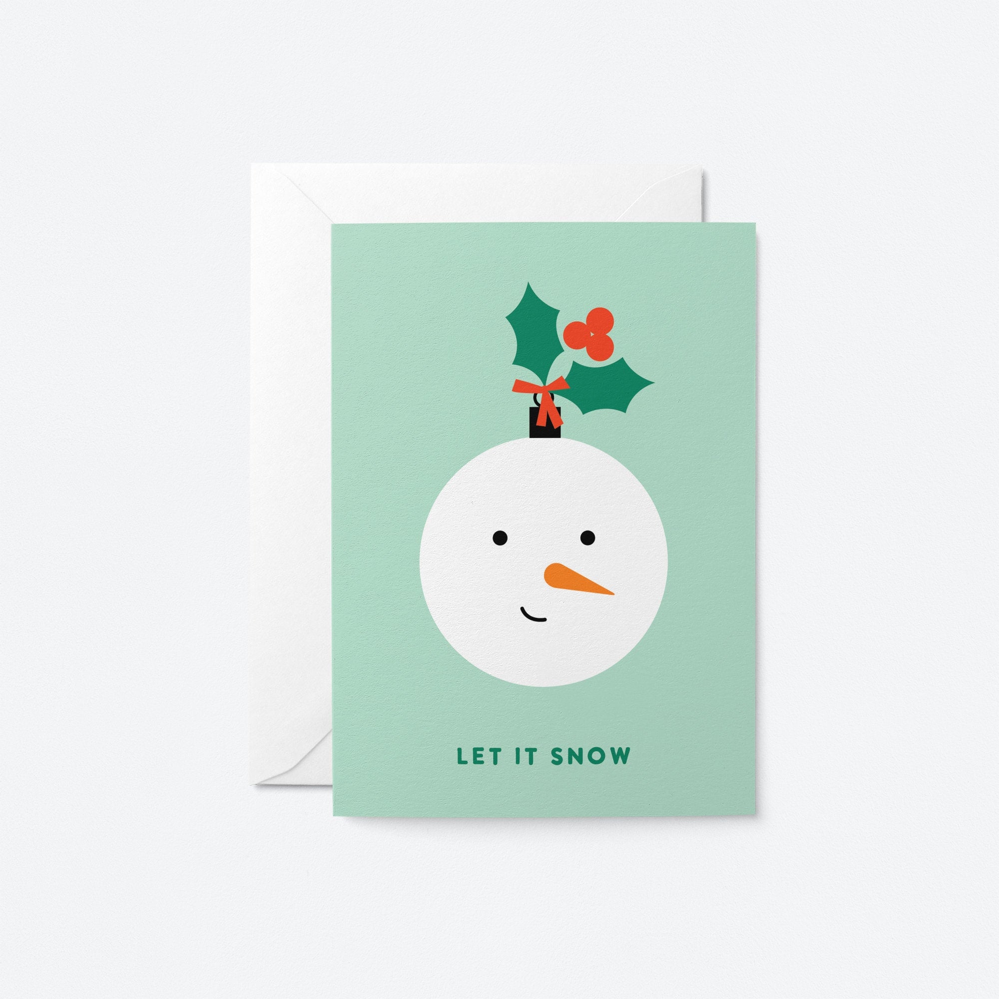 Let it snow - Christmas Greeting card