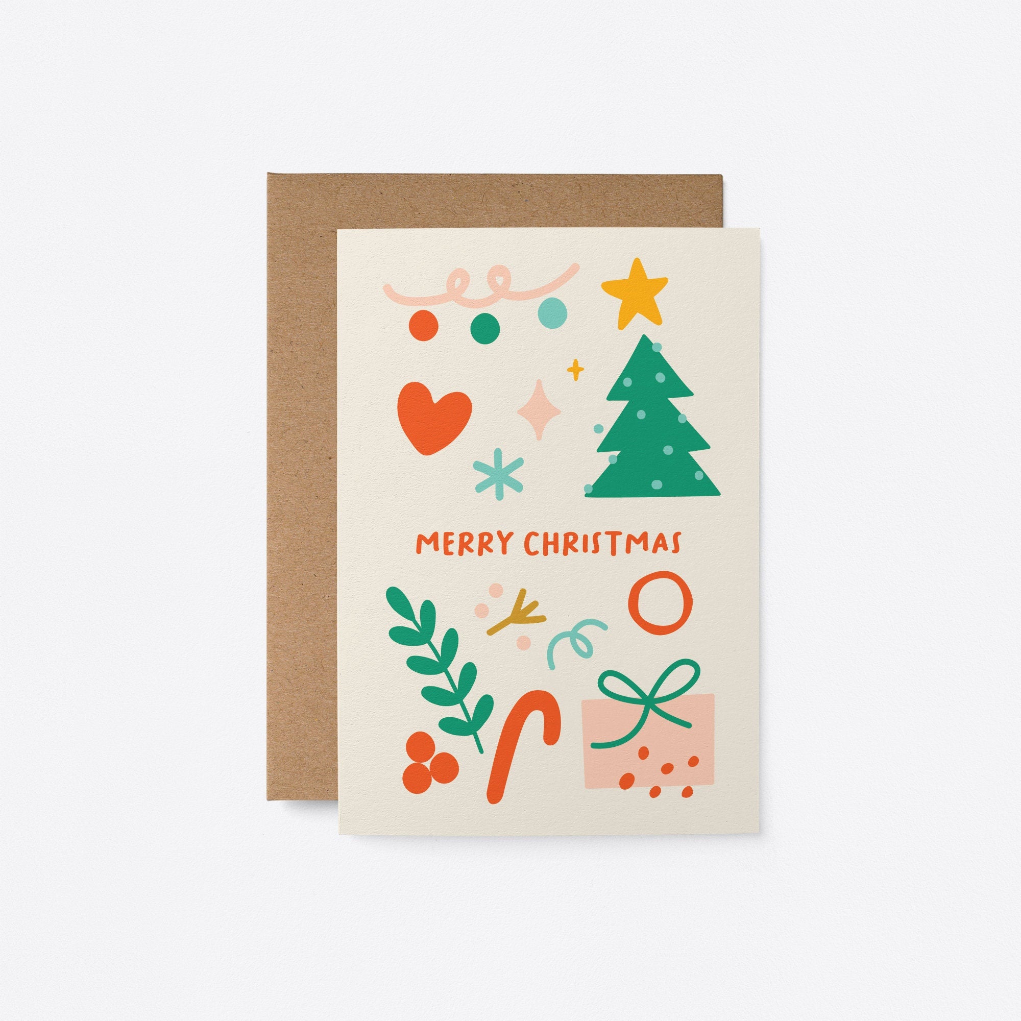 Merry Christmas - Greeting card for Christmas