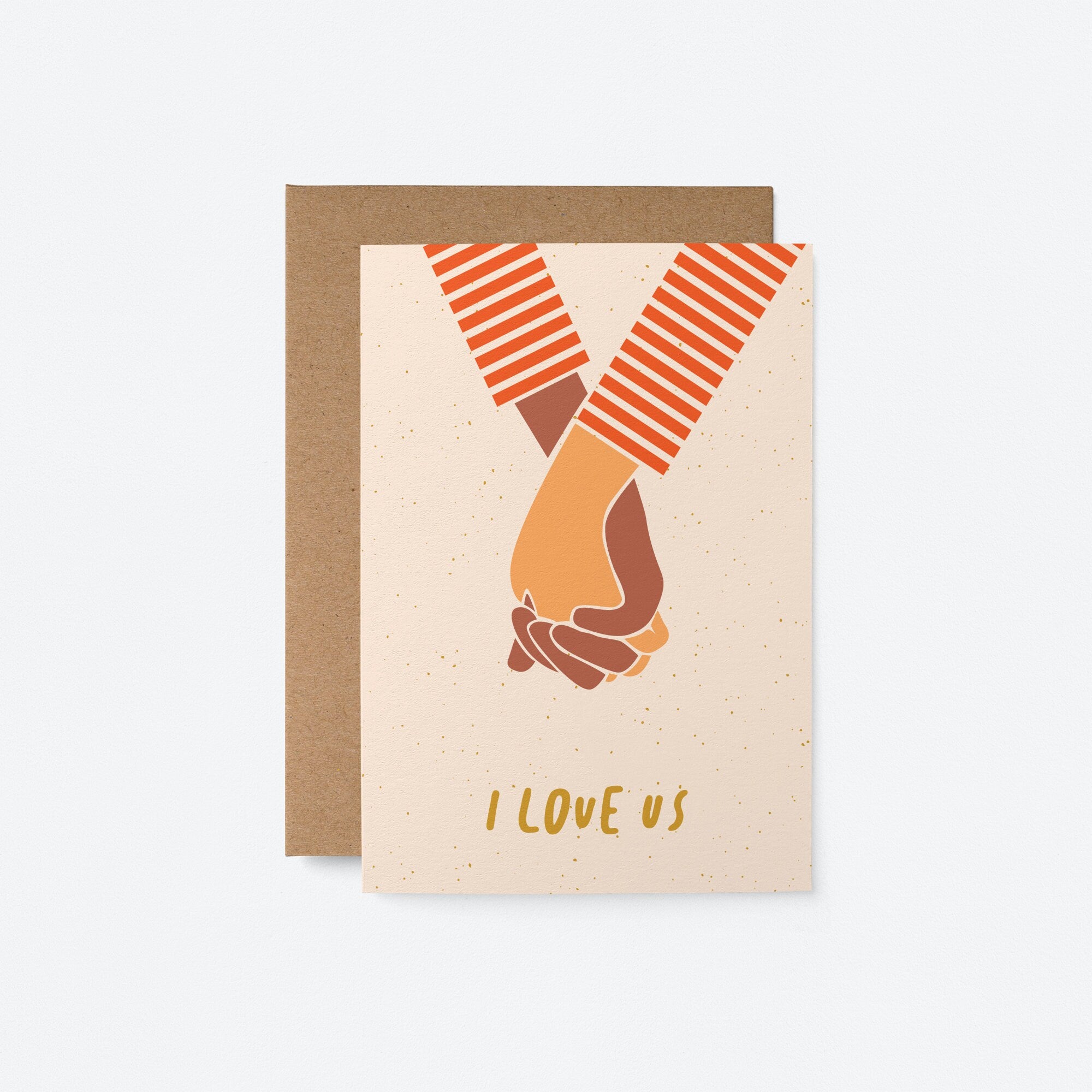 I love us - Greeting card