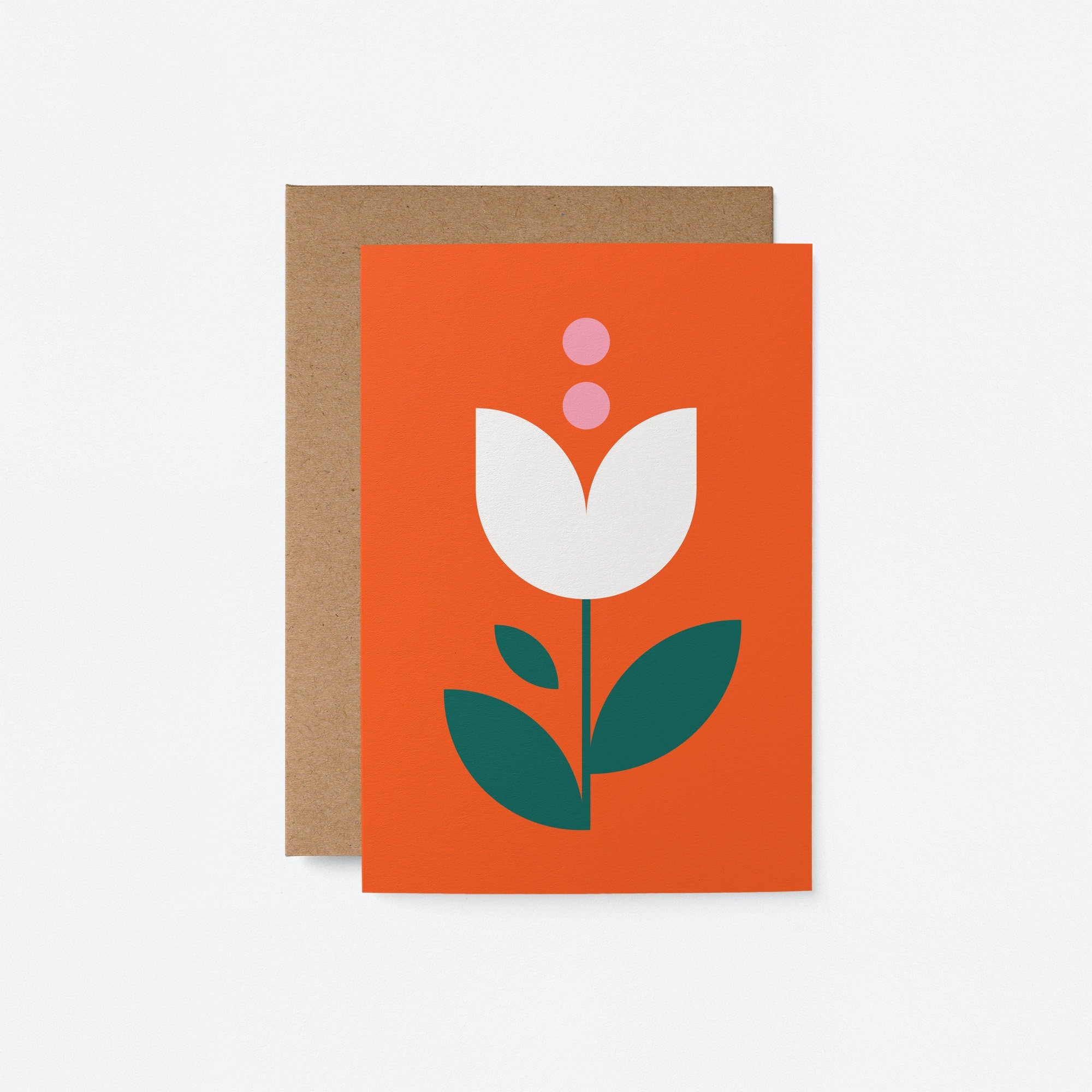 Surprise Pack of 5 Flower Cards - Blank