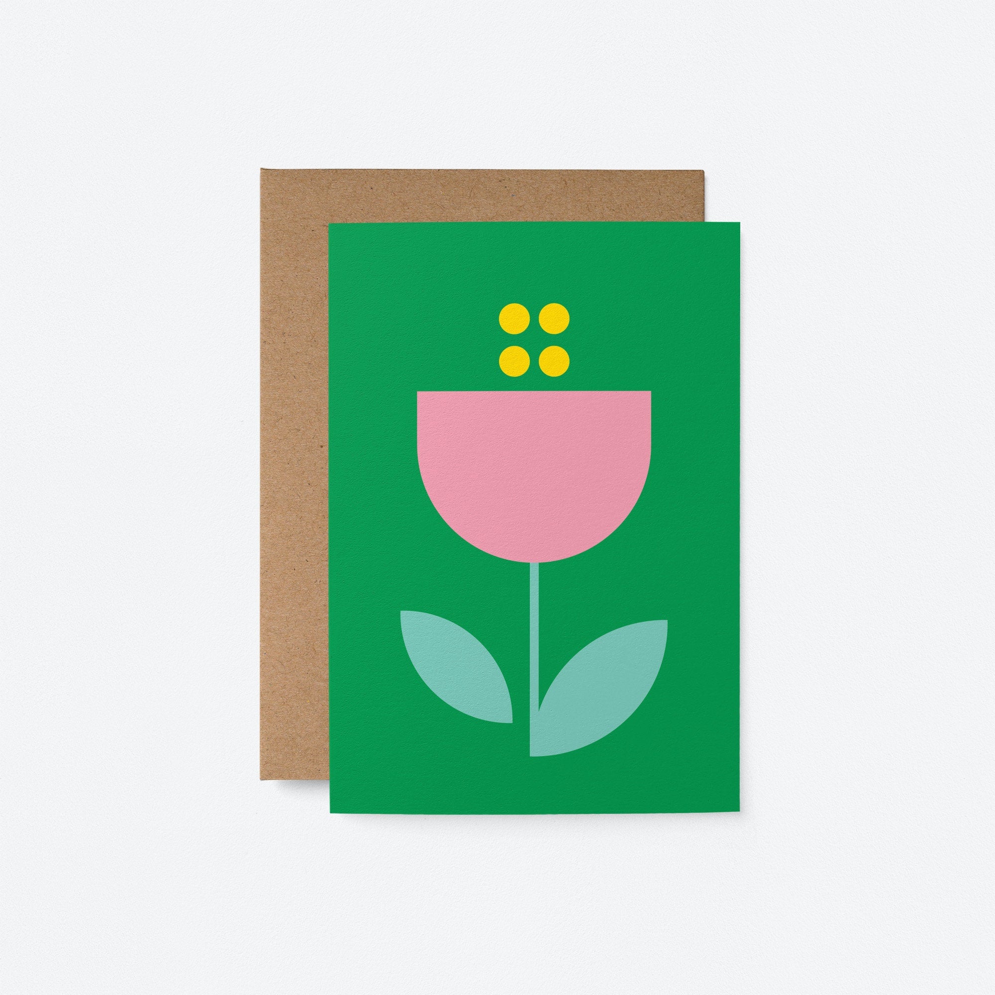 Surprise Pack of 5 Flower Cards - Blank