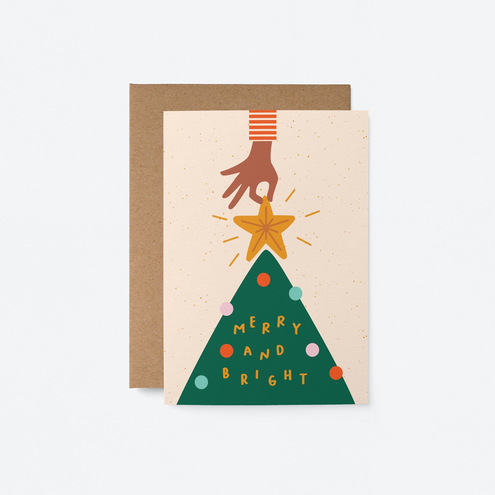 Merry and Bright - Greeting card