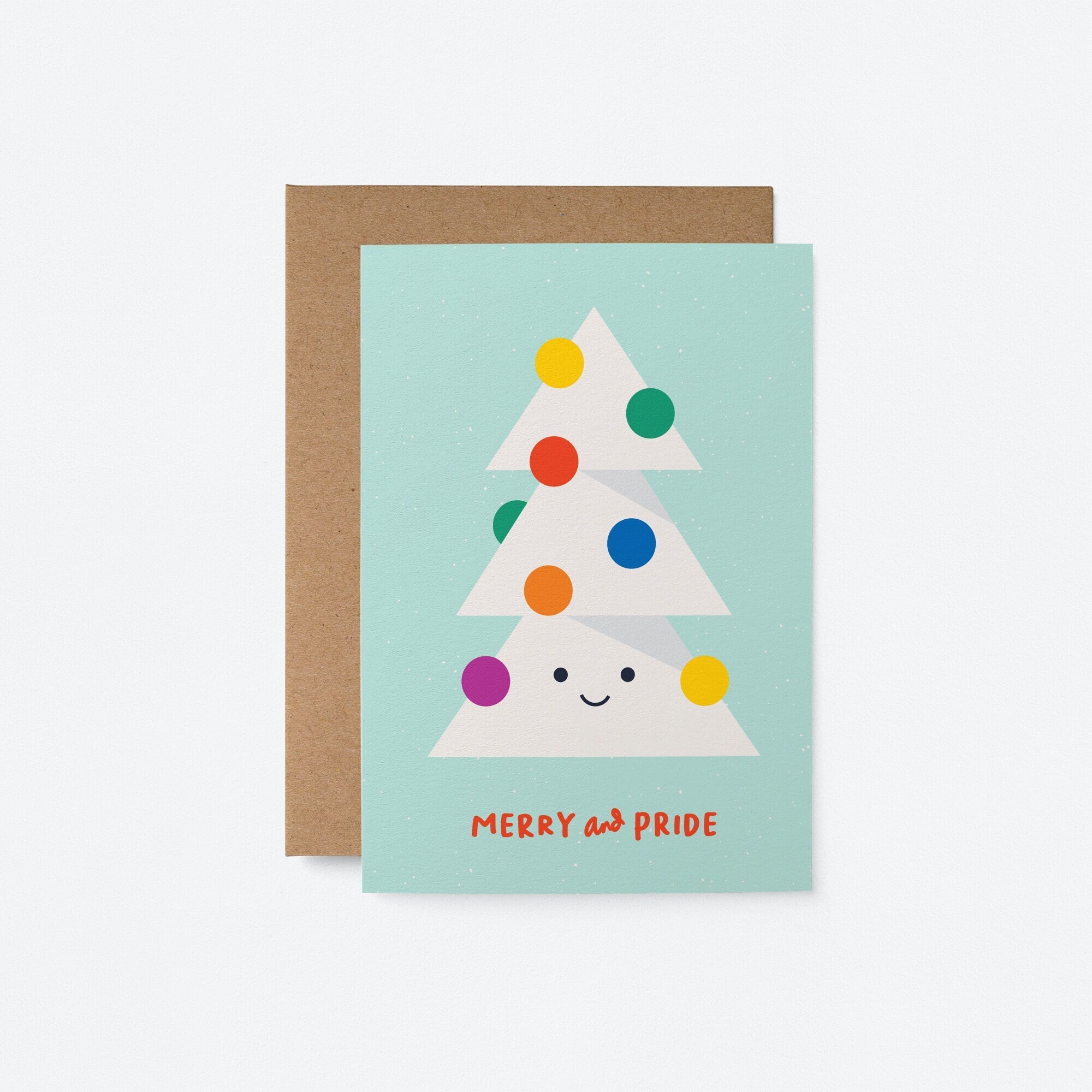 Merry and Pride - Christmas card - Seasonal Greeting card