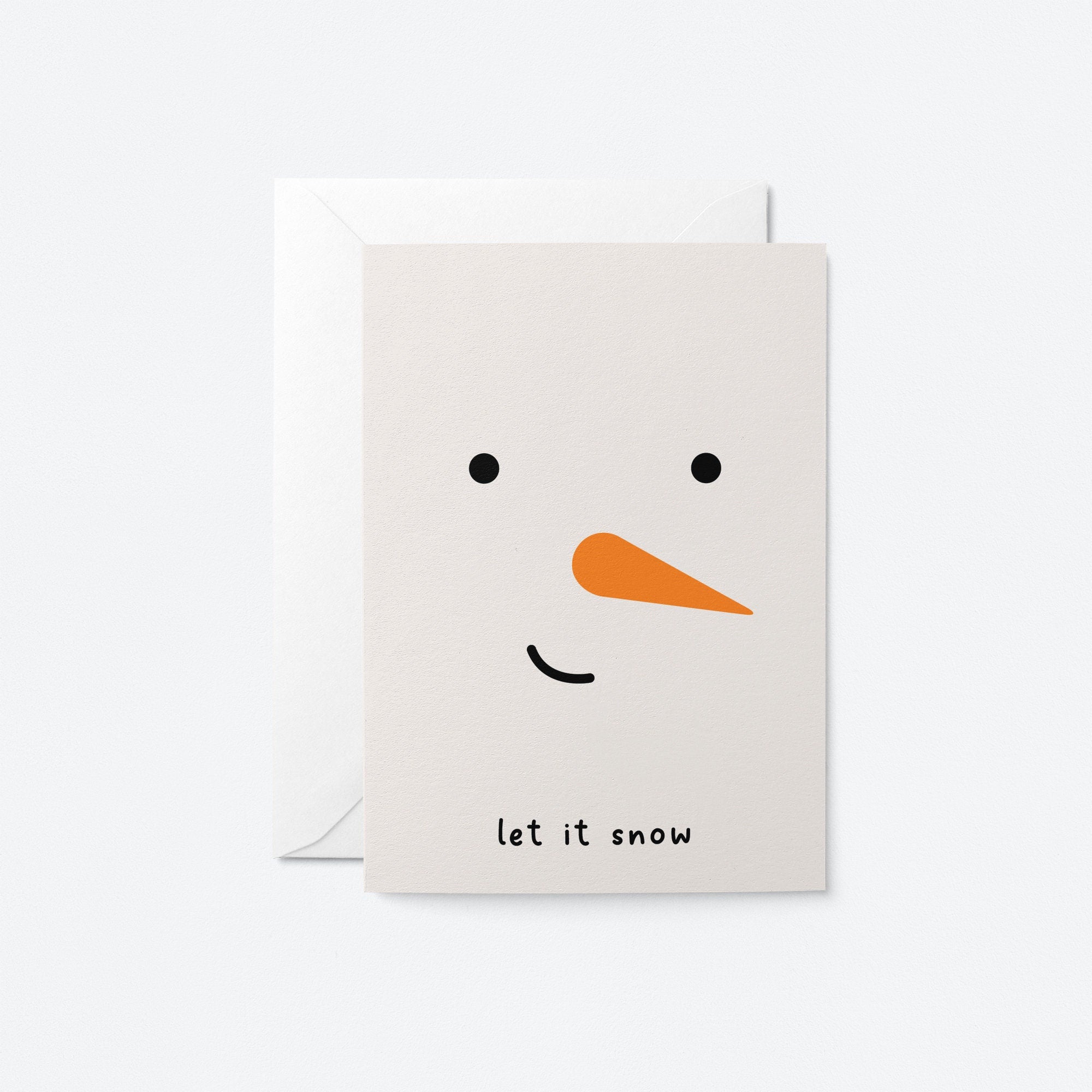 Let it snow - Christmas Greeting card