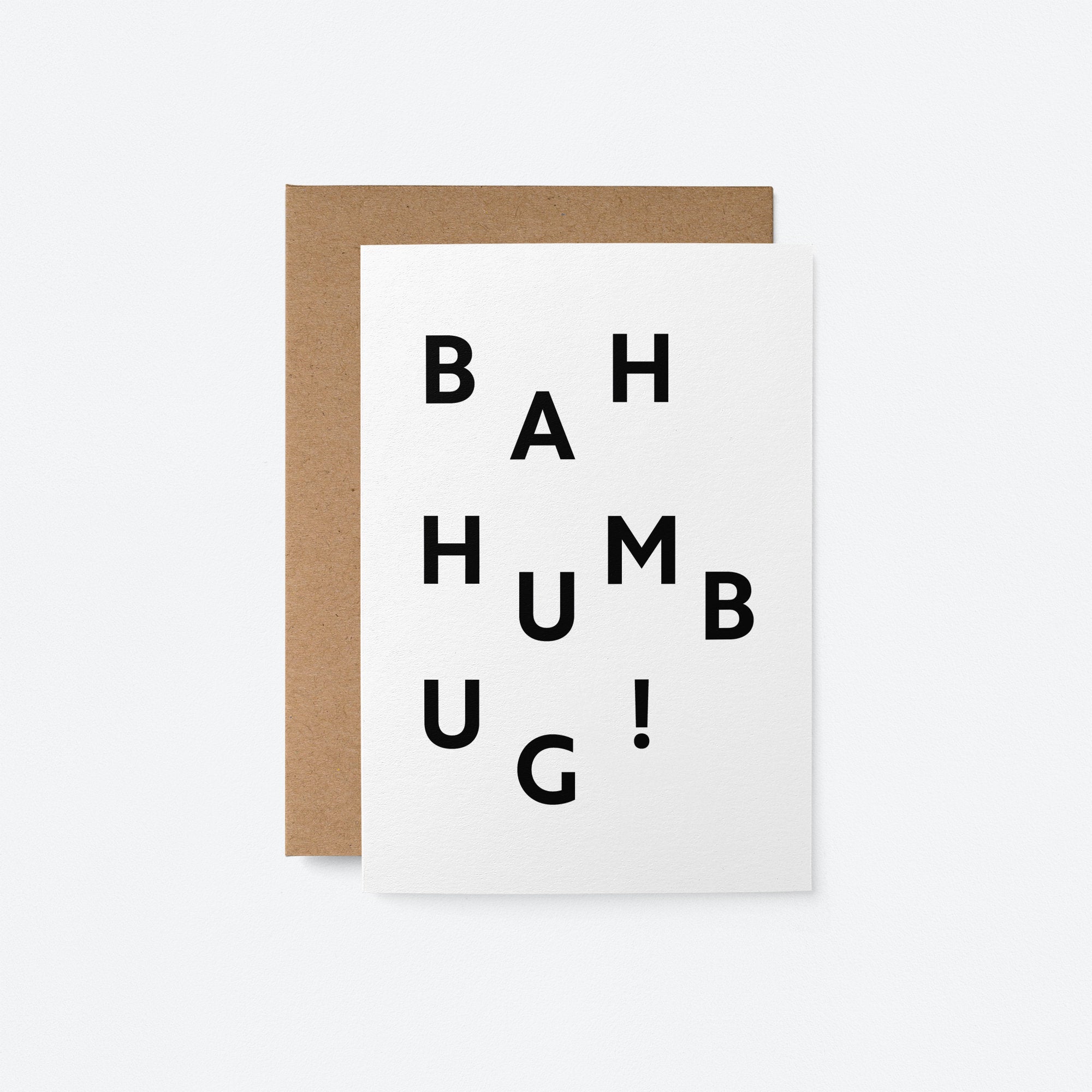 Bah Humbug! - Christmas card