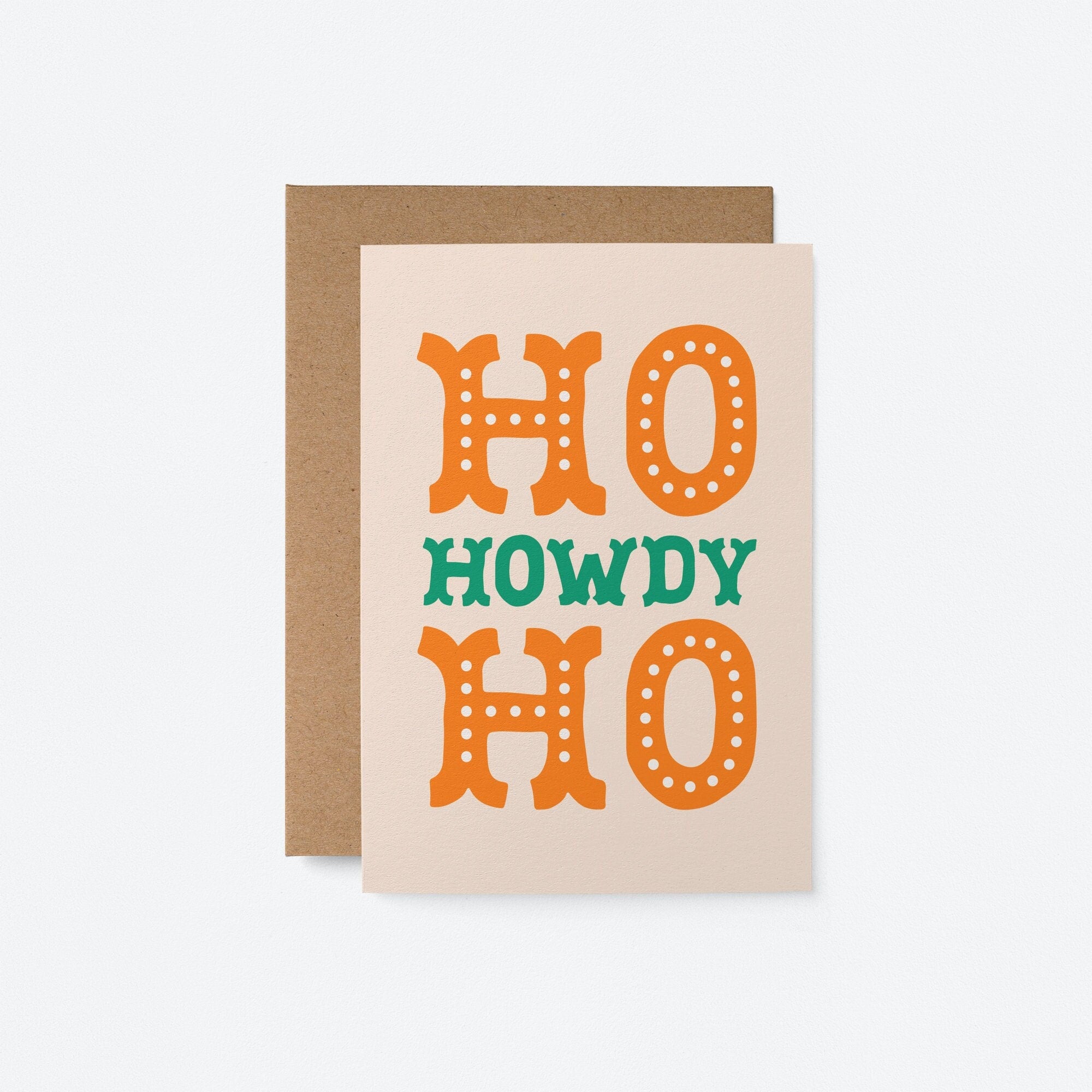 Ho Ho Howdy - Christmas Greeting card