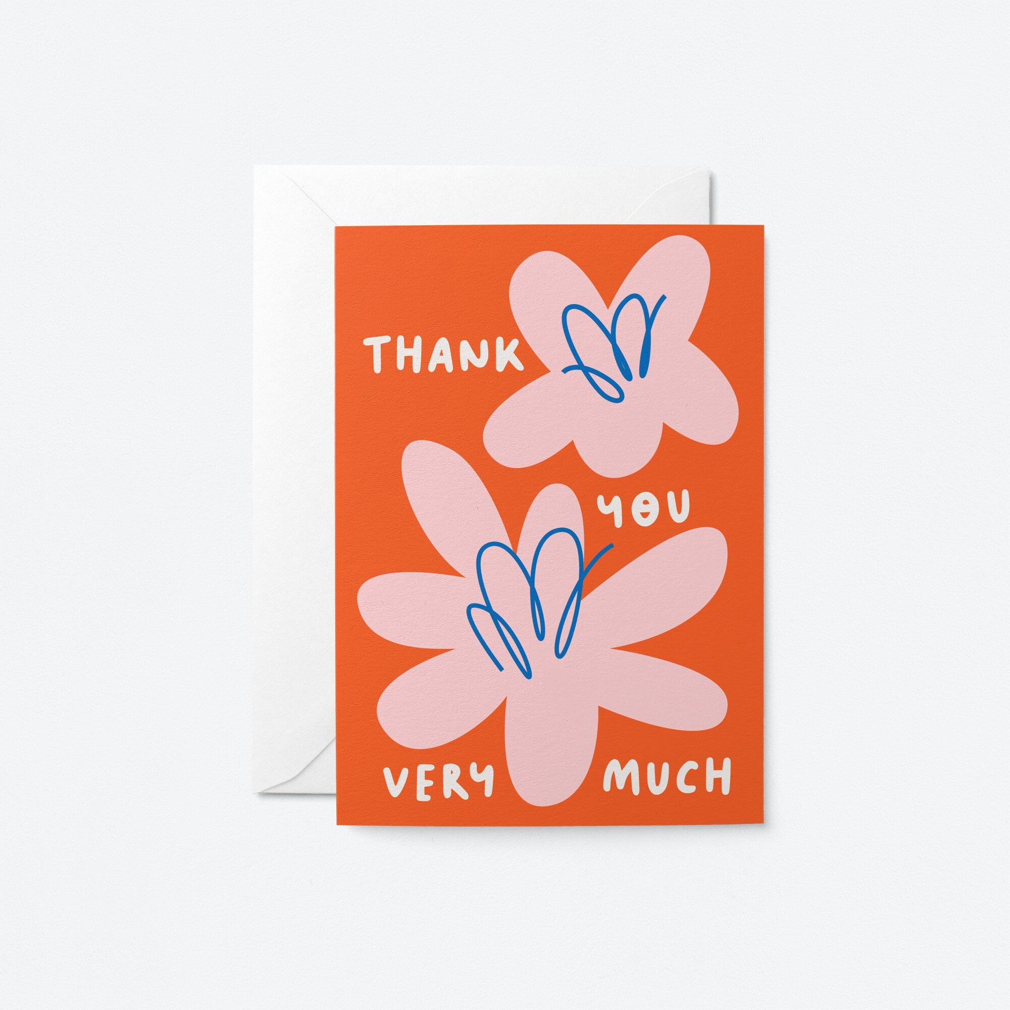 Thank you very much - Thank You Flowers - Greeting card