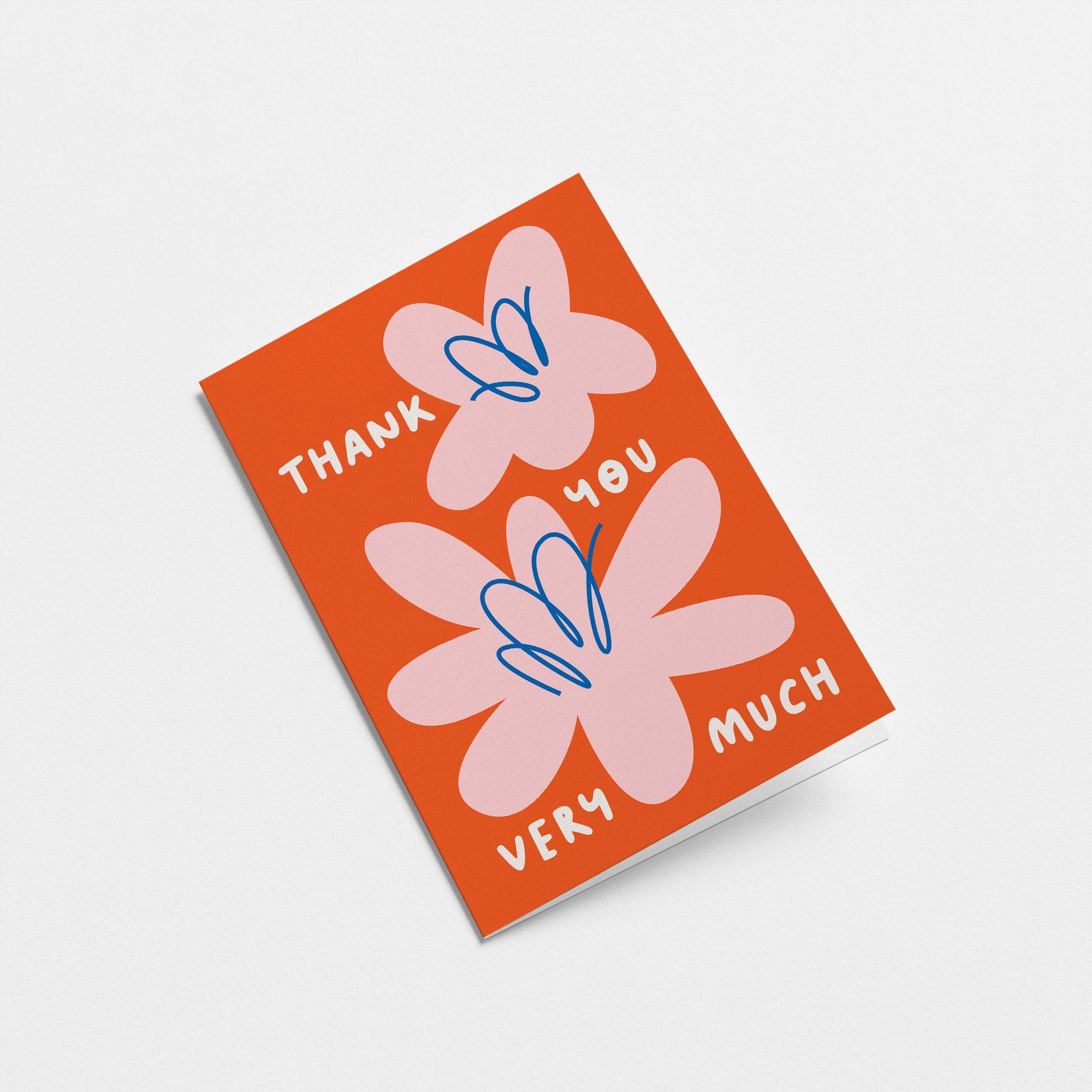 Thank you very much - Thank You Flowers - Greeting card