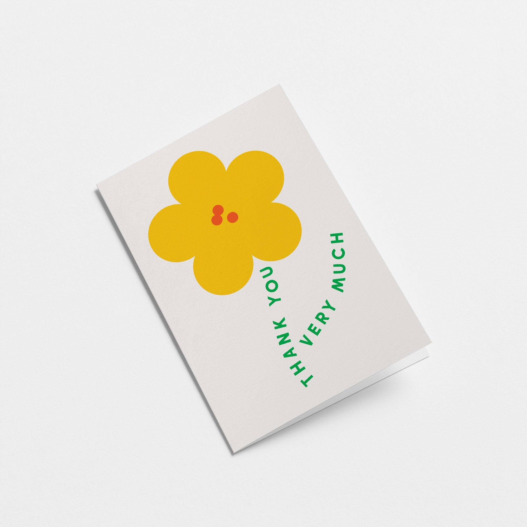 Thank you very much - Thank You Flowers - Greeting card