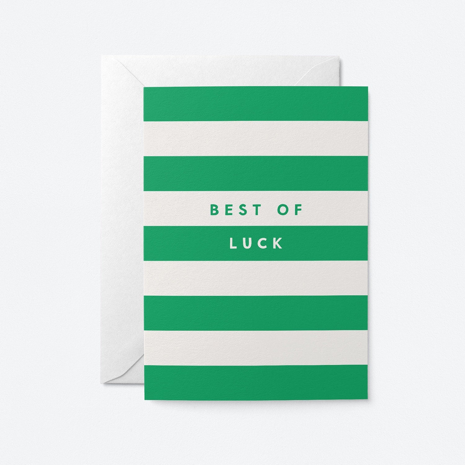 Best of luck - Good luck card. Perfect for encouraging your friends.