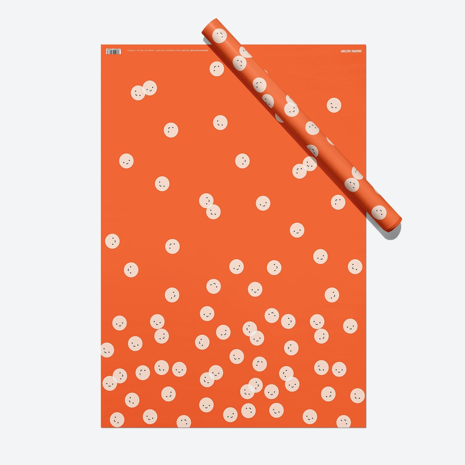 Smiley Faces Gift Wrap | Wrapping Paper | Craft Paper